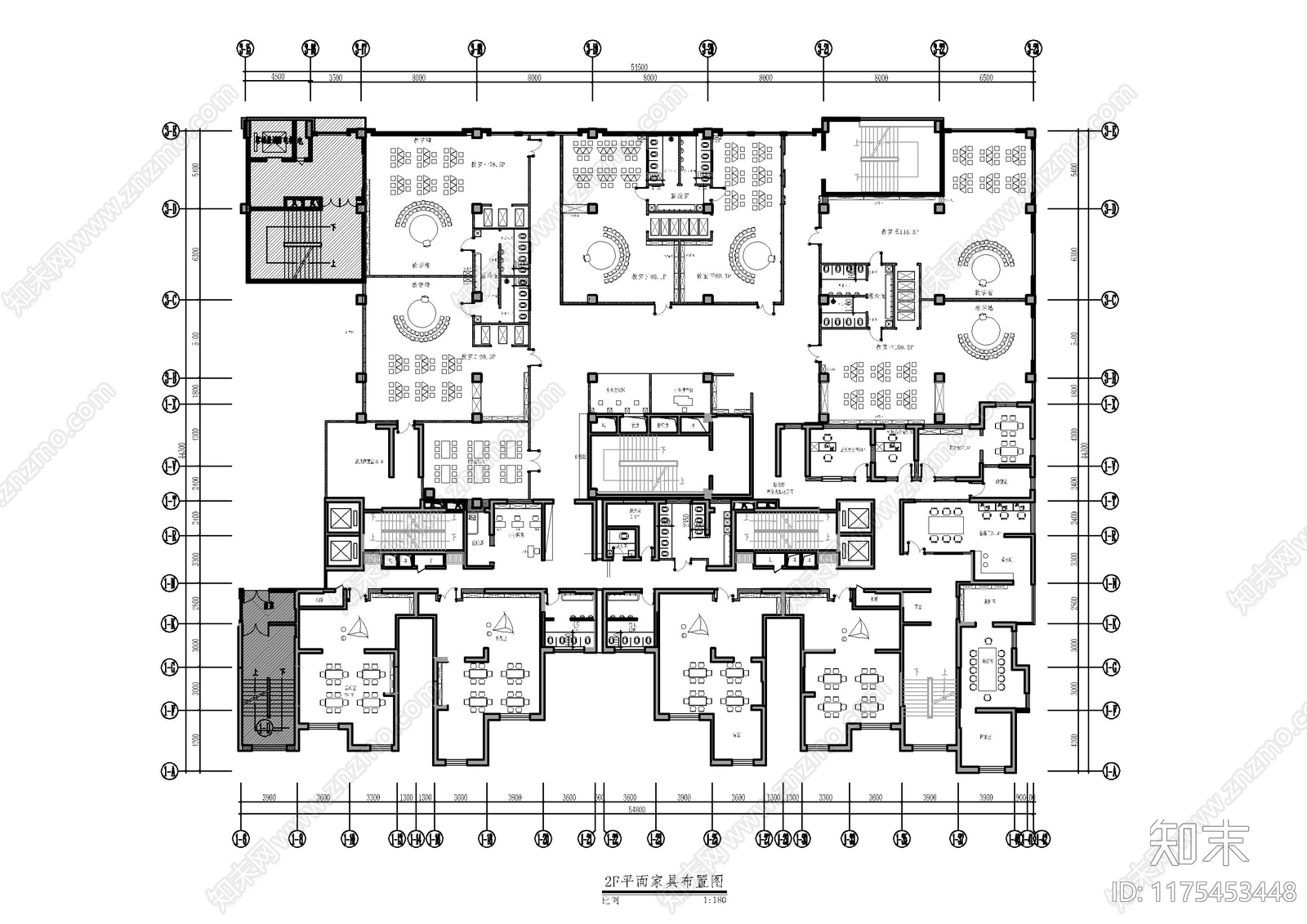 现代幼儿园cad施工图下载【ID:1175453448】