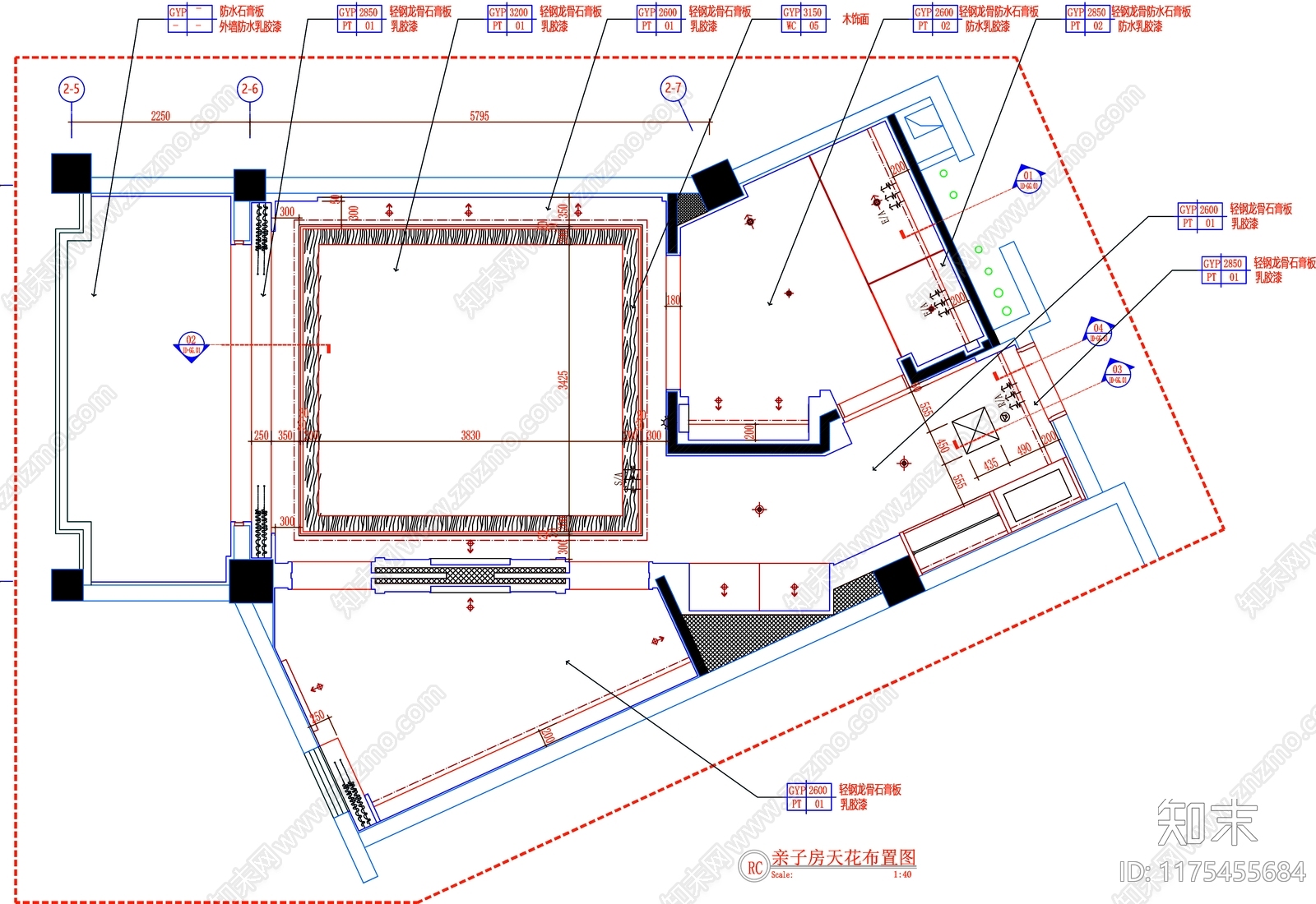 现代工装图库cad施工图下载【ID:1175455684】