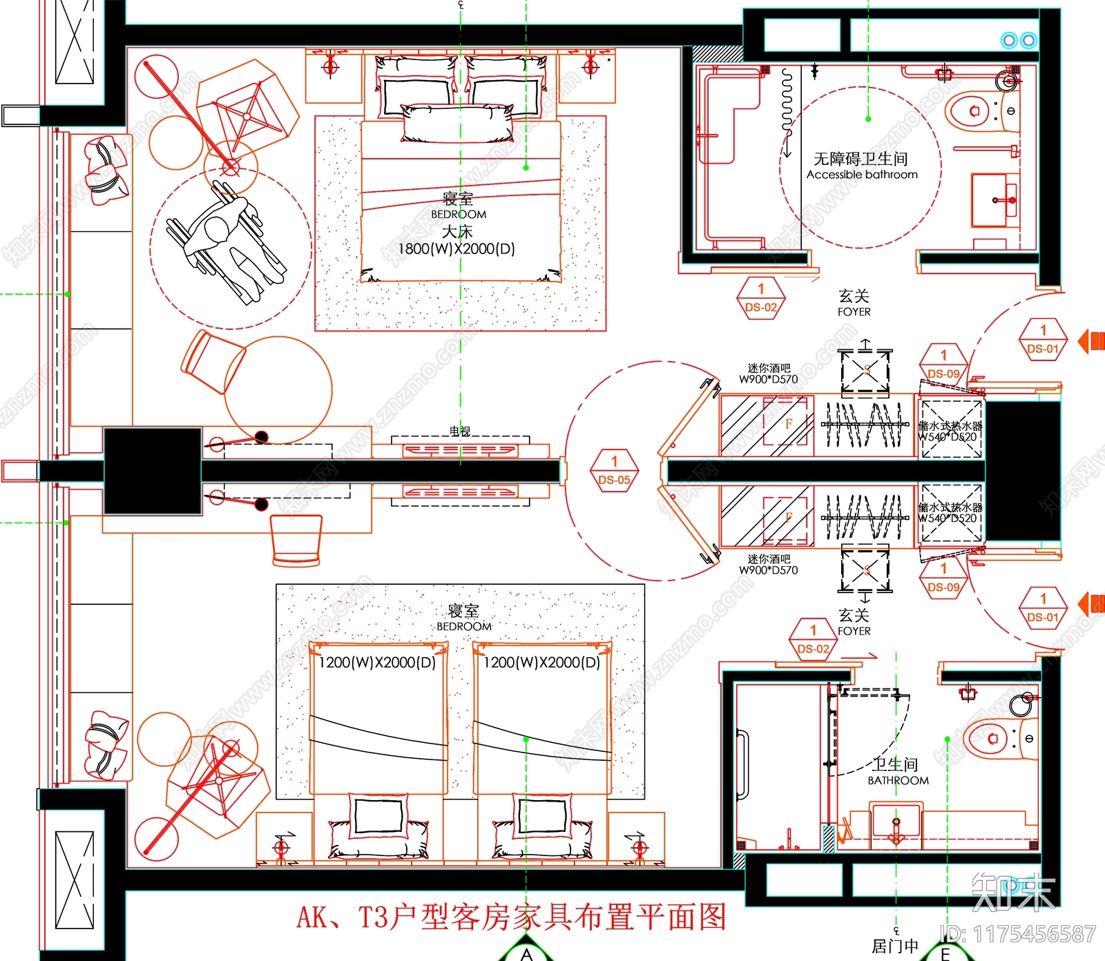 现代工装图库施工图下载【ID:1175456587】