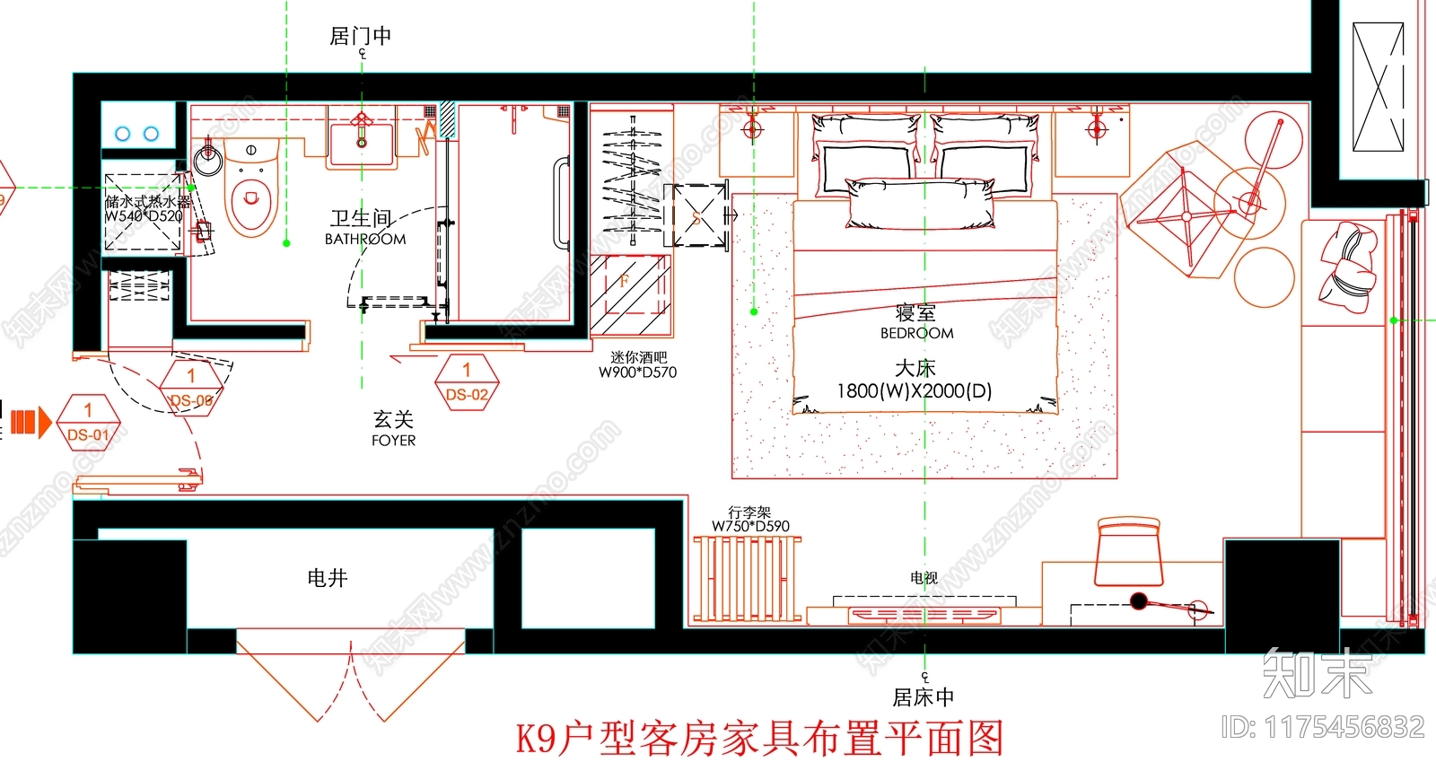 现代工装图库cad施工图下载【ID:1175456832】