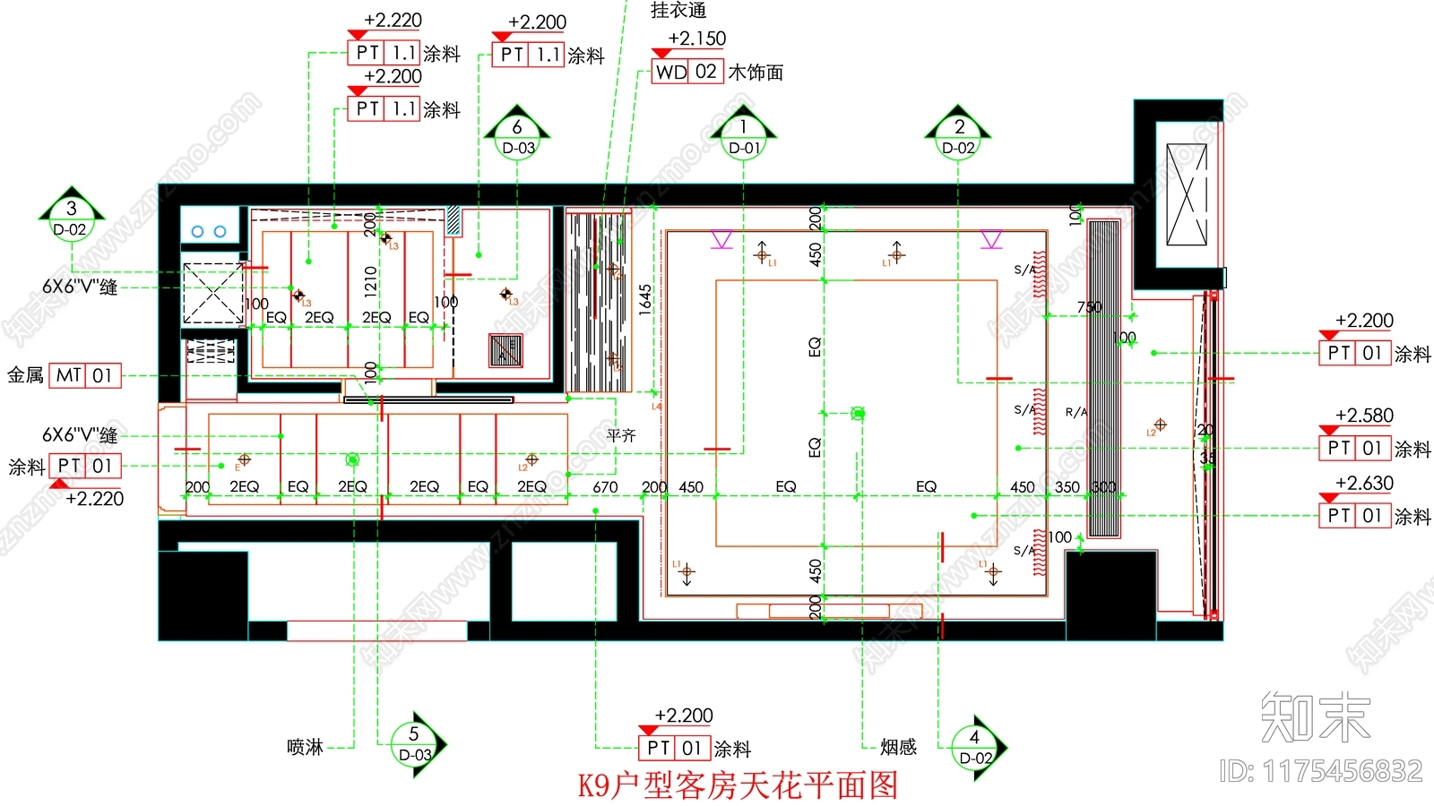 现代工装图库cad施工图下载【ID:1175456832】