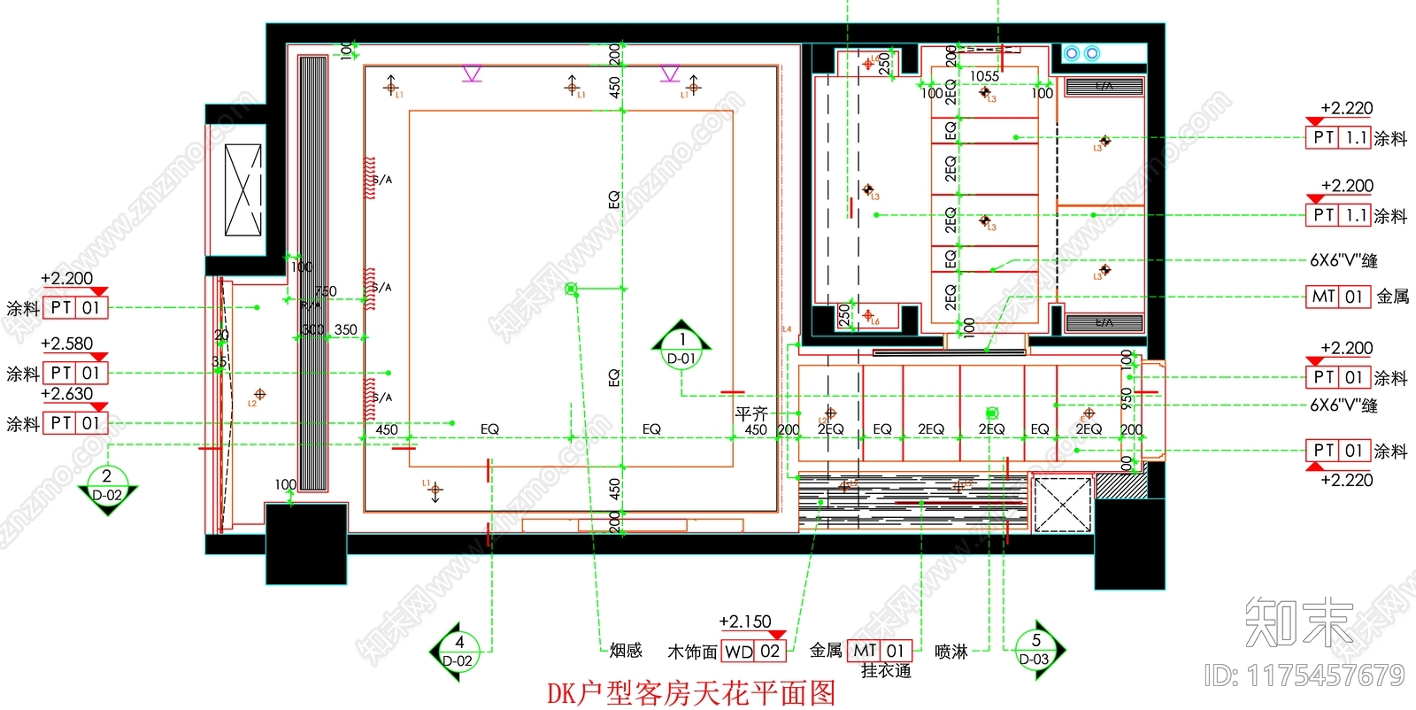现代工装图库cad施工图下载【ID:1175457679】