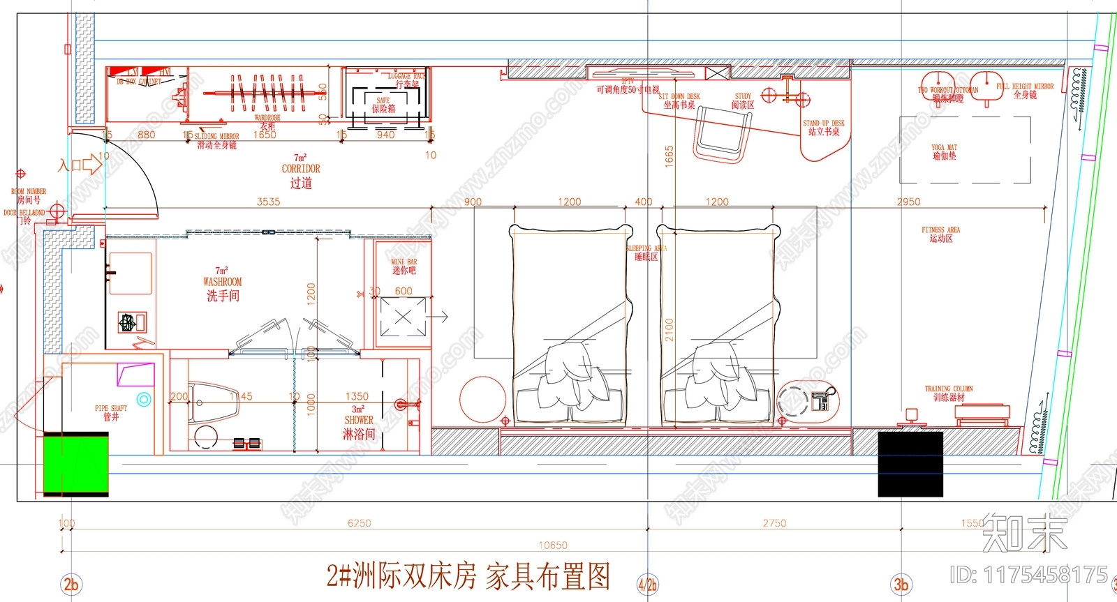 现代工装图库施工图下载【ID:1175458175】