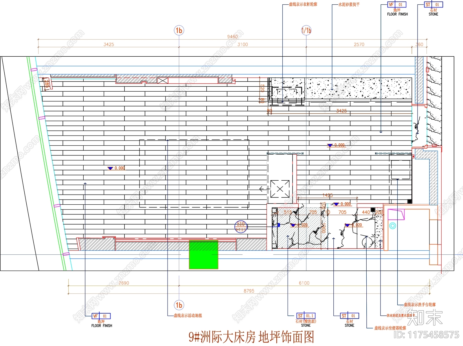 现代工装图库cad施工图下载【ID:1175458575】