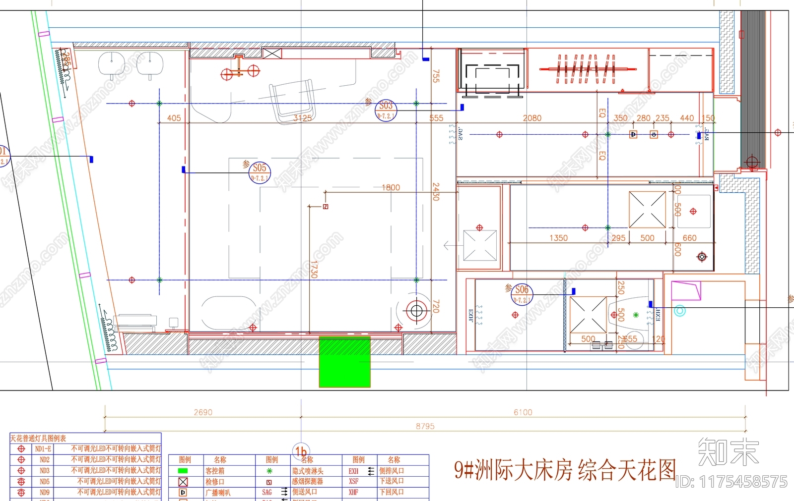 现代工装图库cad施工图下载【ID:1175458575】