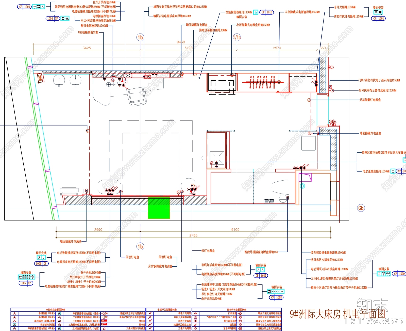 现代工装图库cad施工图下载【ID:1175458575】