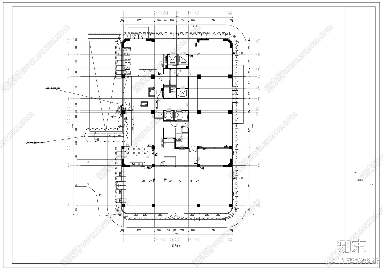 幕墙结构cad施工图下载【ID:1175464927】