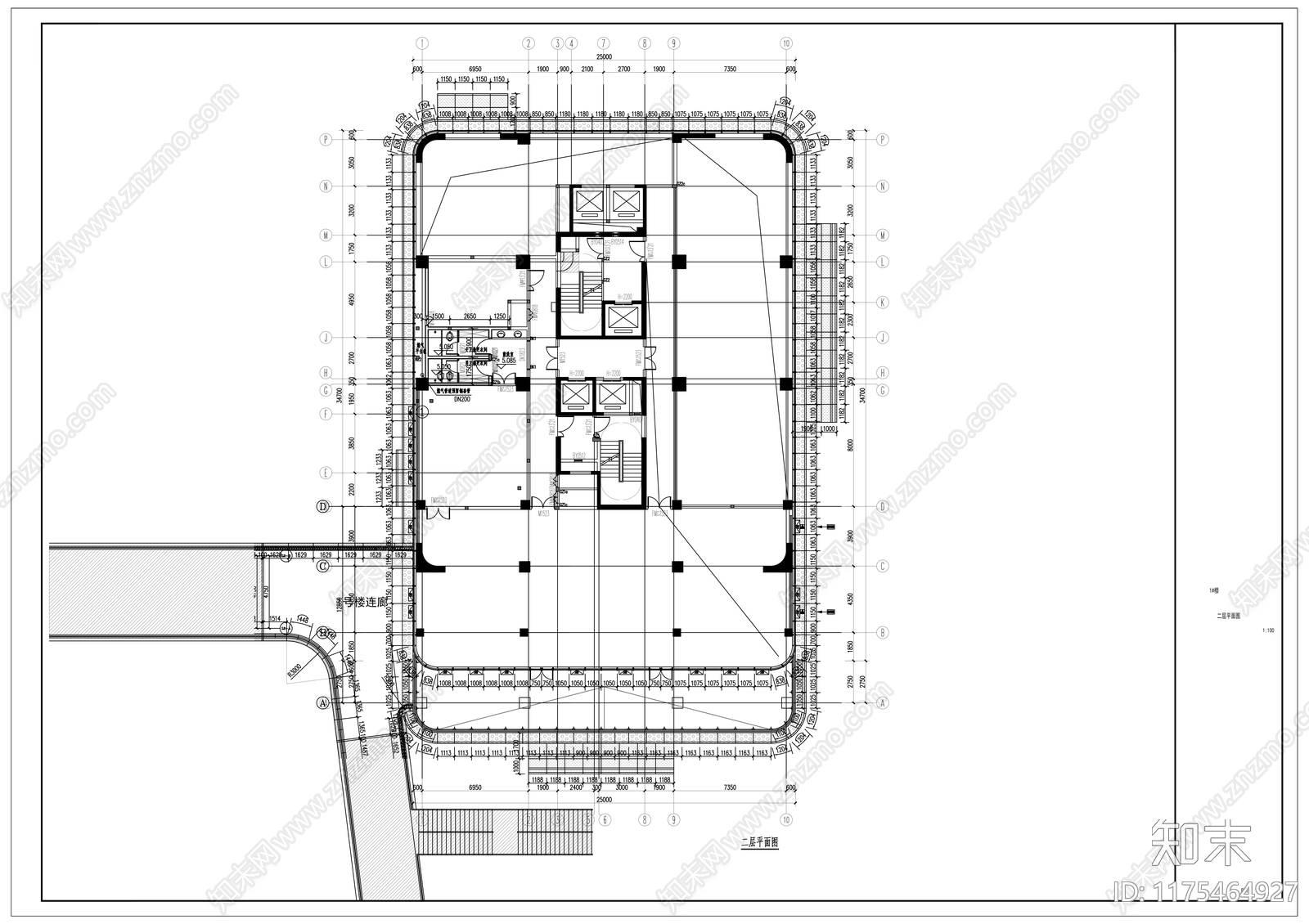 幕墙结构cad施工图下载【ID:1175464927】