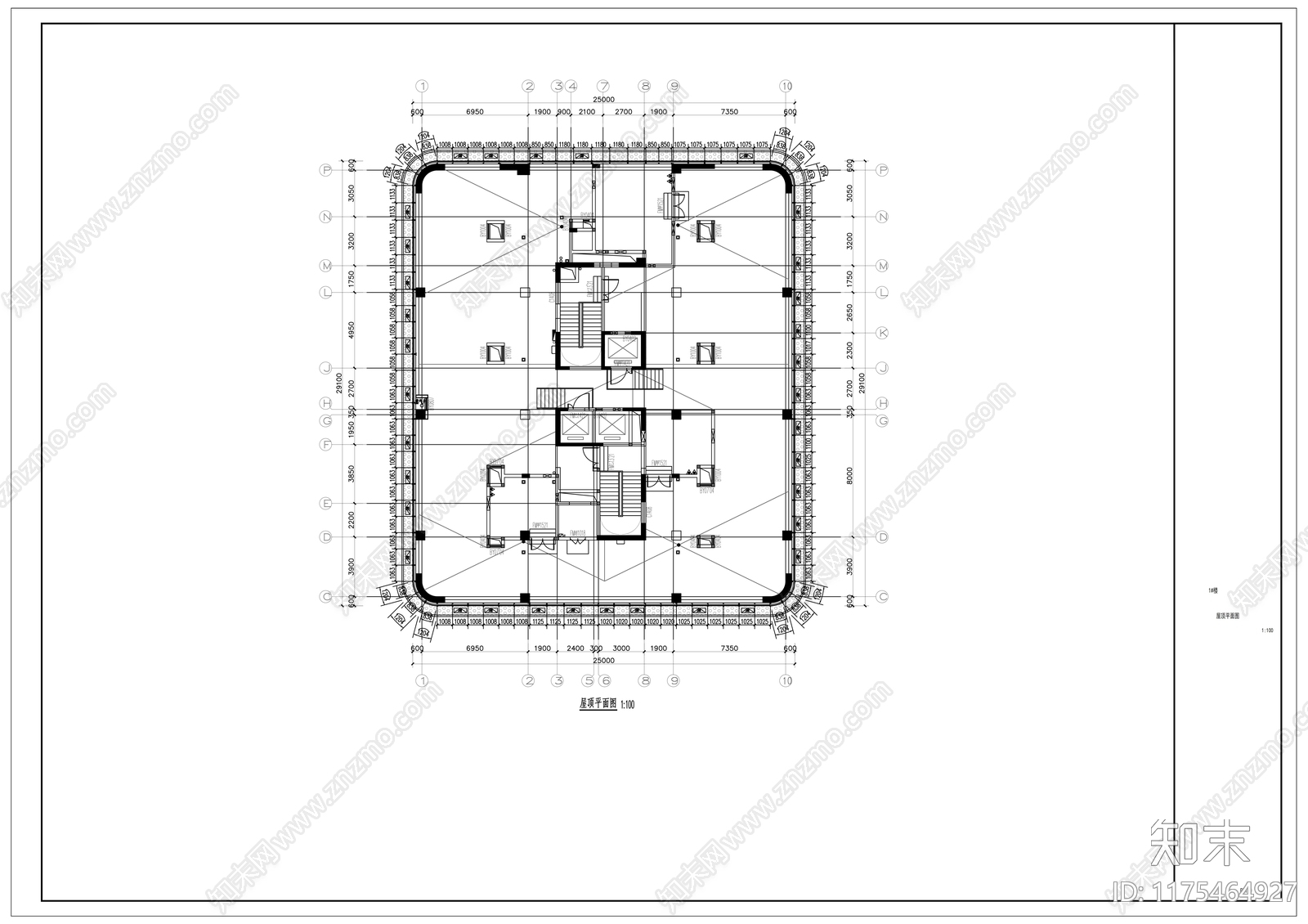 幕墙结构cad施工图下载【ID:1175464927】