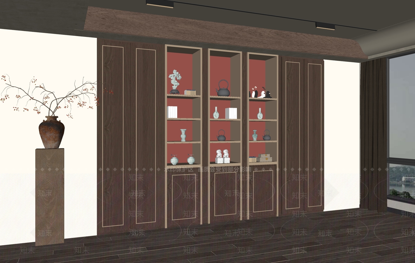 展柜SU模型下载【ID:1175472516】