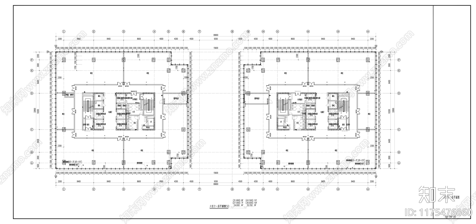 幕墙结构cad施工图下载【ID:1175476860】