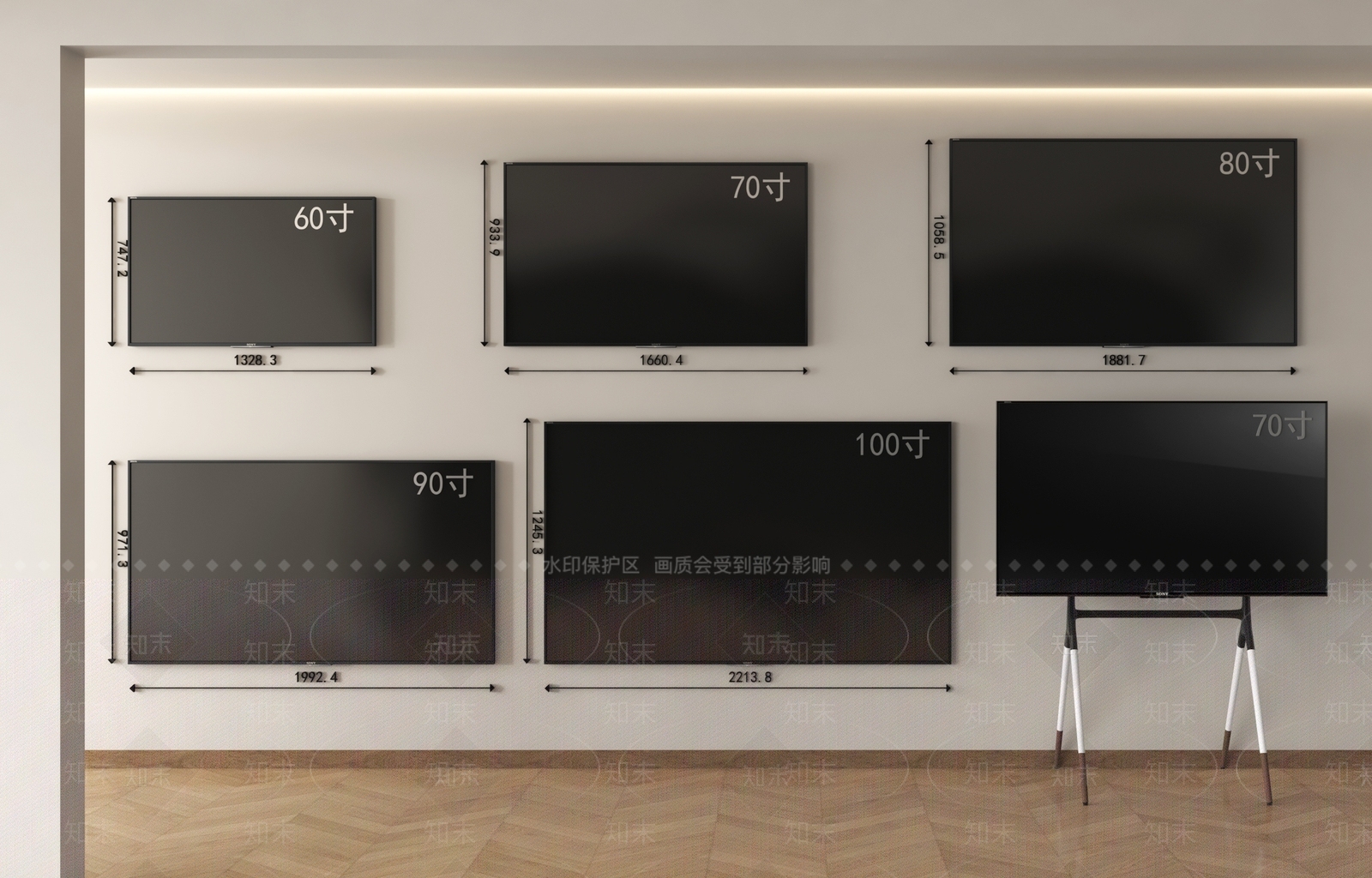 电视SU模型下载【ID:1175478585】