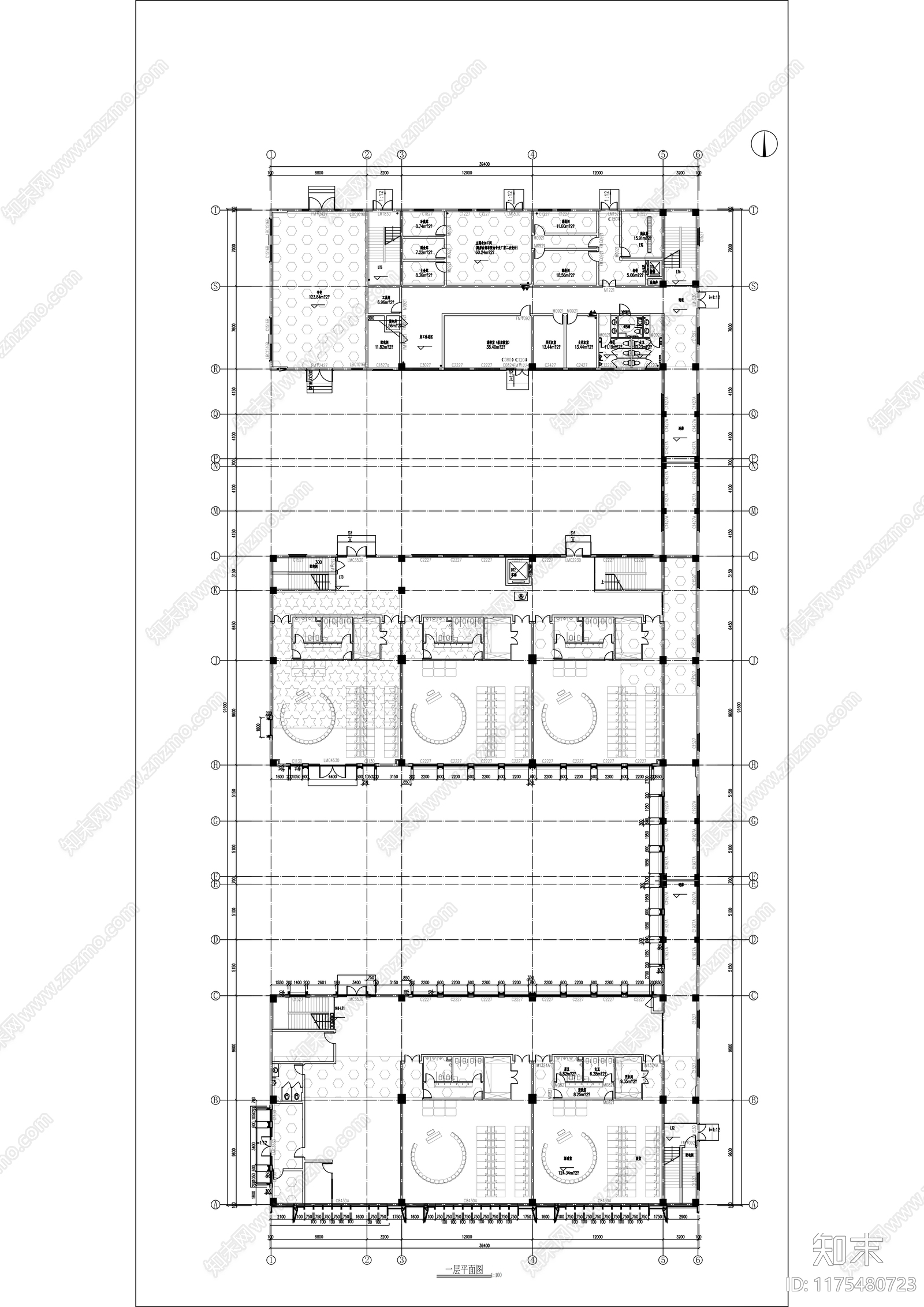 幕墙结构cad施工图下载【ID:1175480723】