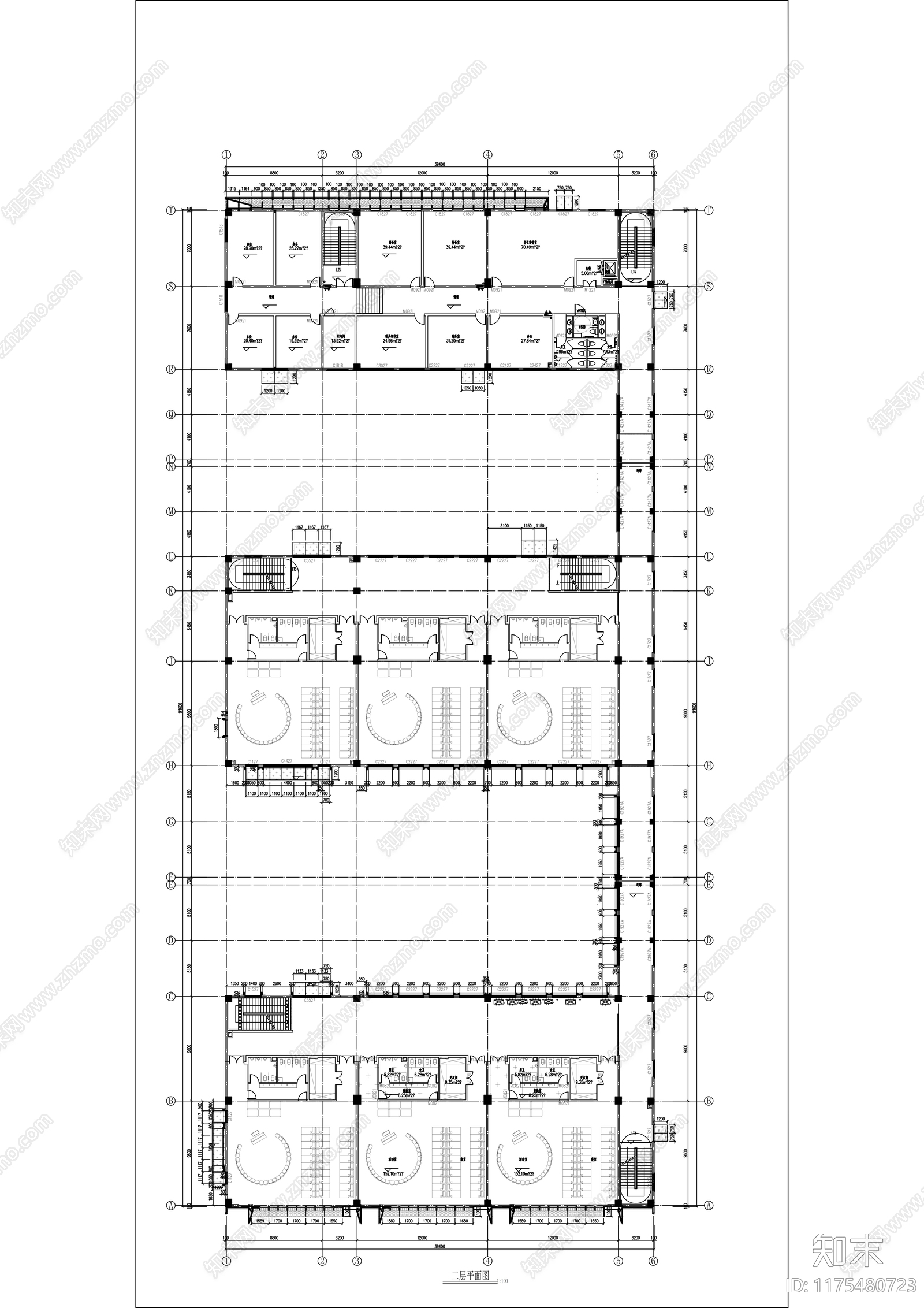 幕墙结构cad施工图下载【ID:1175480723】