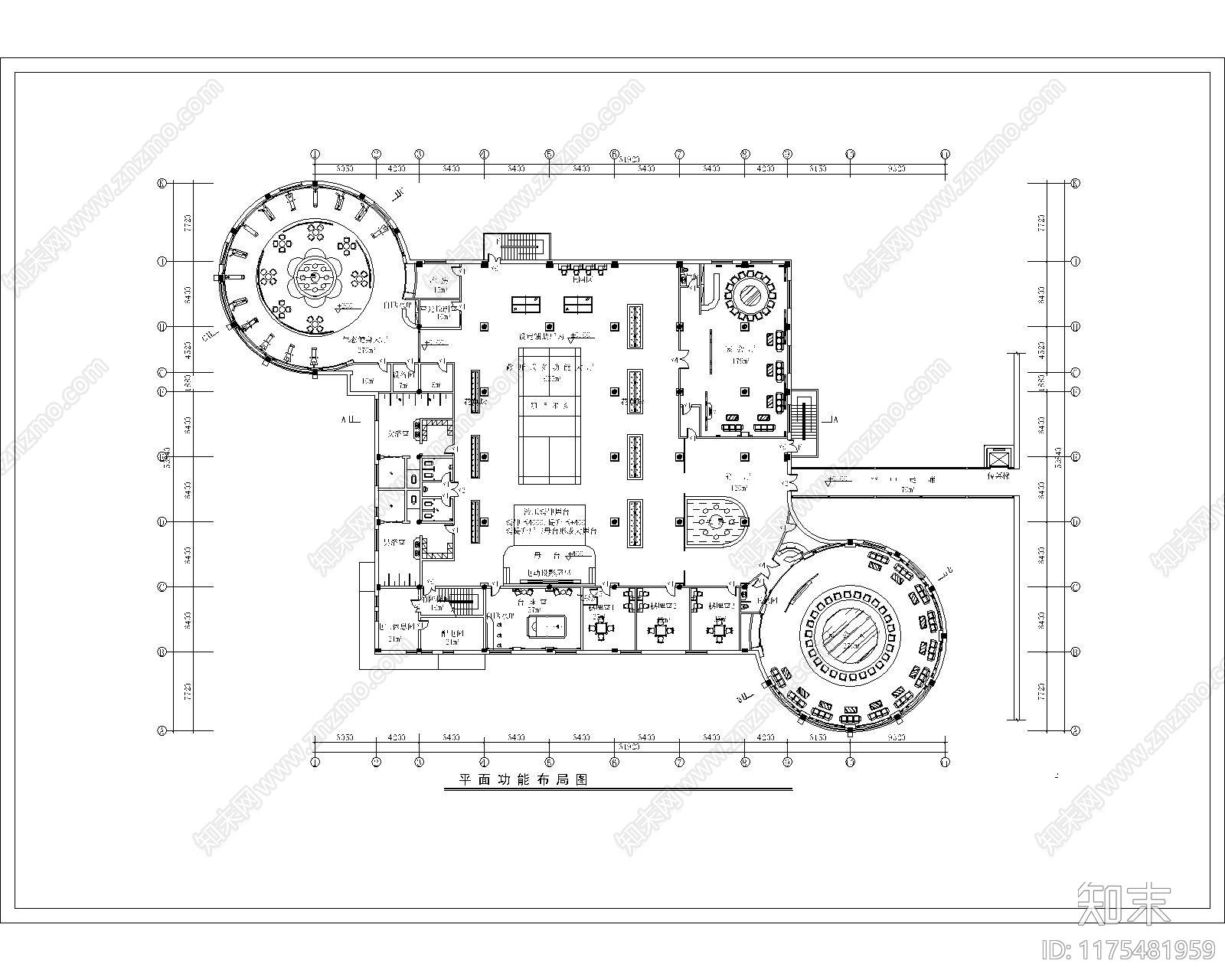 现代办公室cad施工图下载【ID:1175481959】