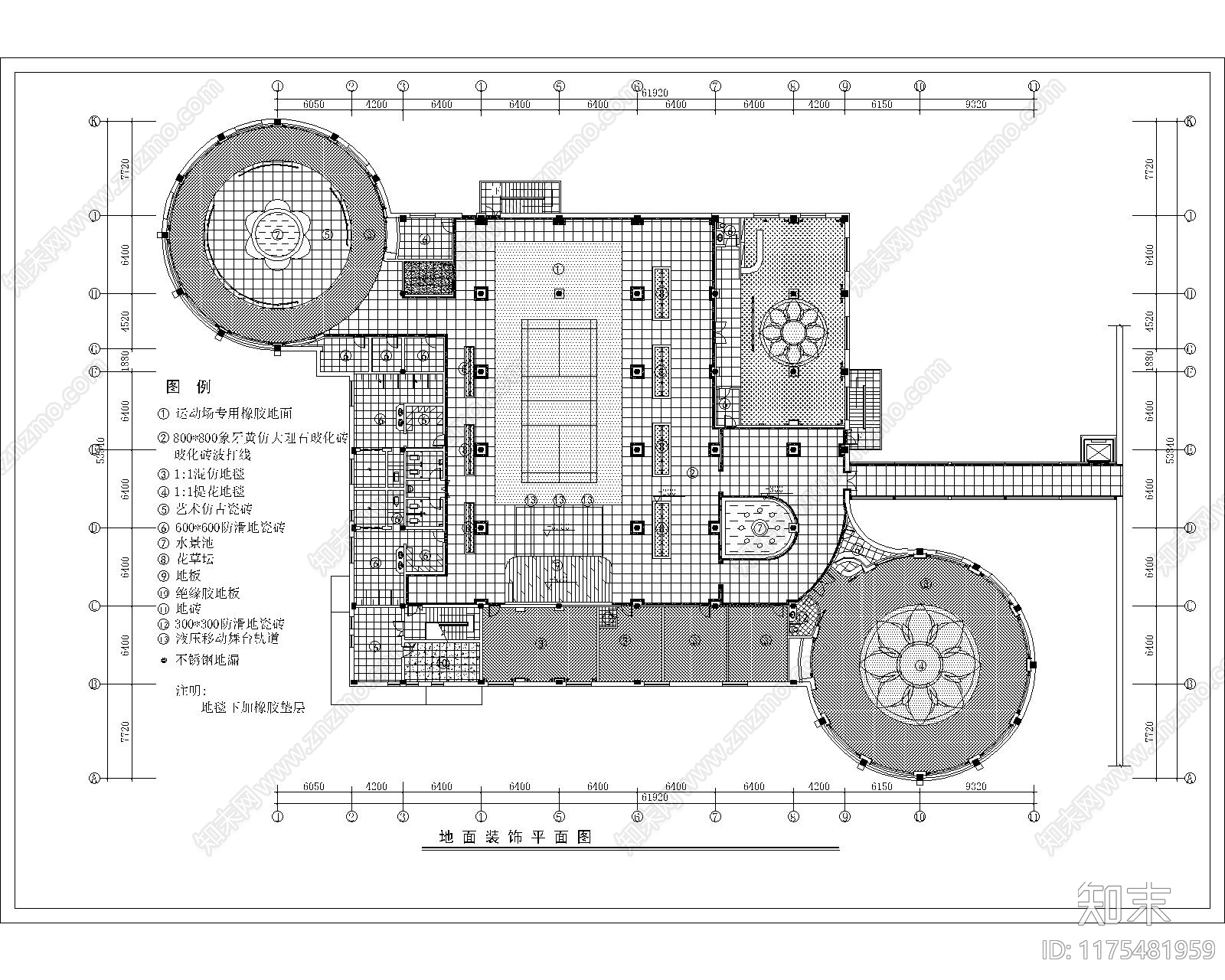 现代办公室cad施工图下载【ID:1175481959】