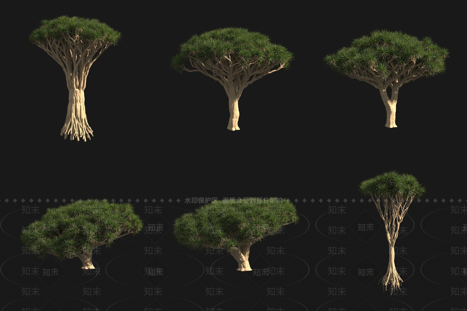 景观树3D模型下载【ID:1175482461】