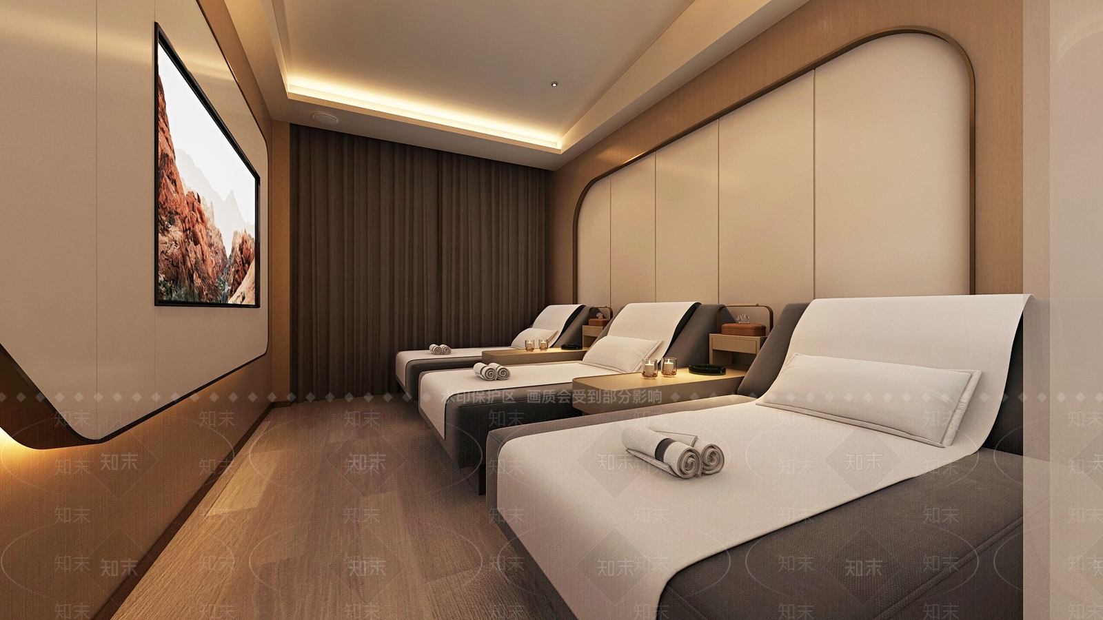 现代简约足浴店3D模型下载【ID:1175484819】