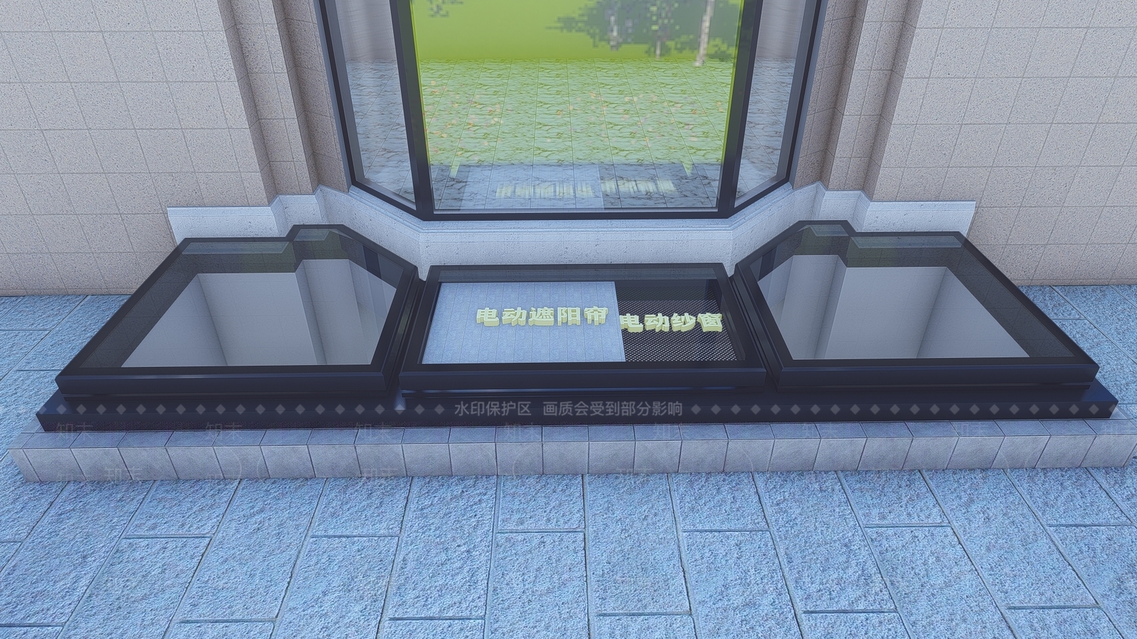 现代别墅SU模型下载【ID:1175488316】