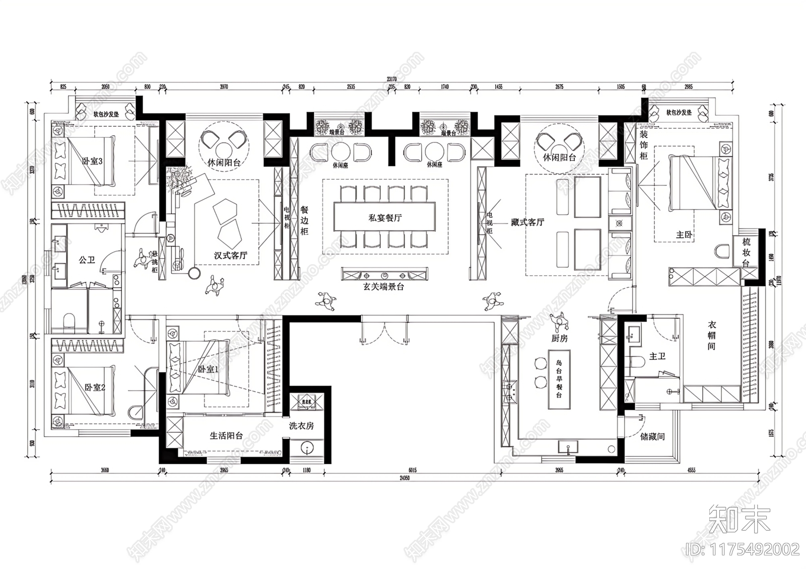 别墅cad施工图下载【ID:1175492002】