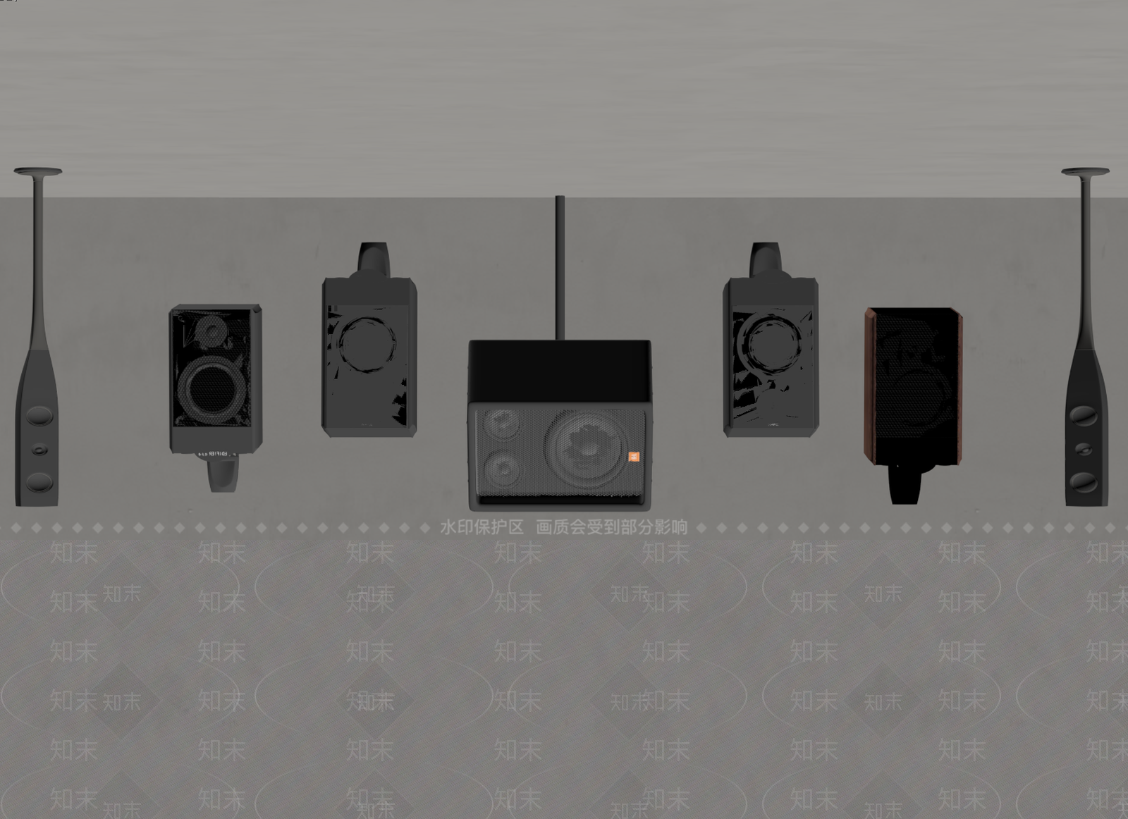 音响SU模型下载【ID:1175493488】