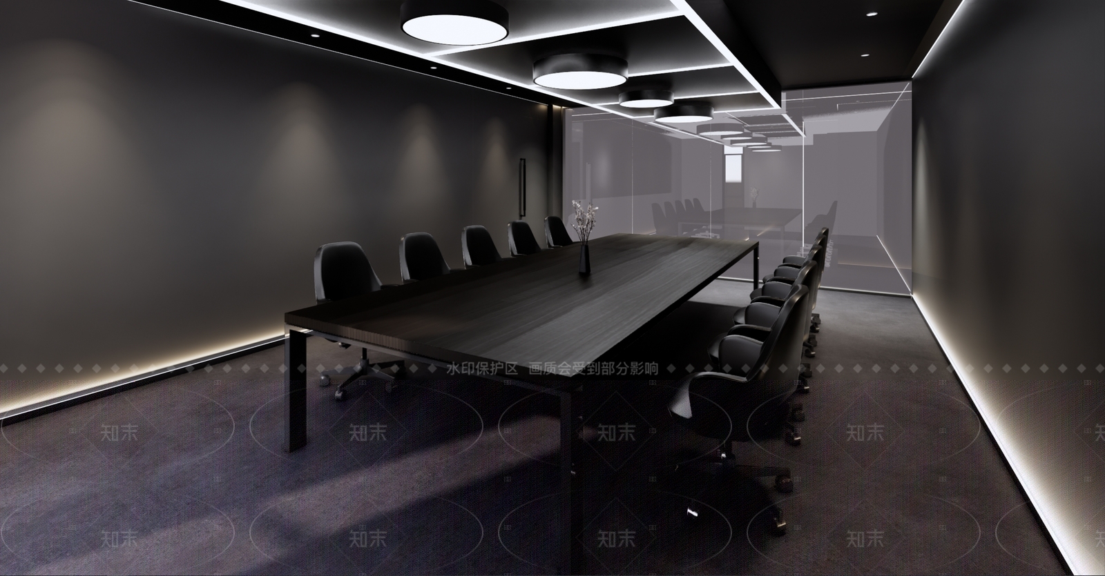 现代工业会议室SU模型下载【ID:1175494777】