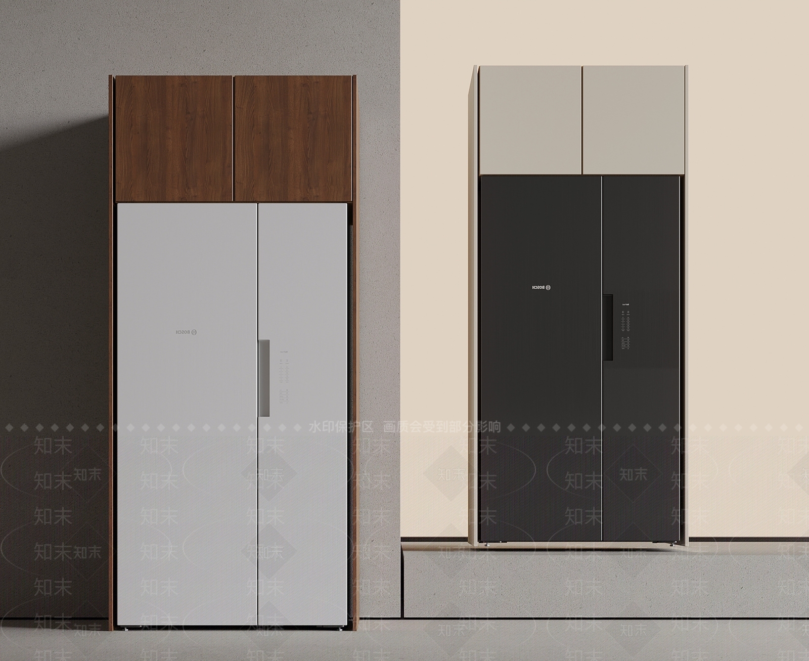 冰箱SU模型下载【ID:1175505257】