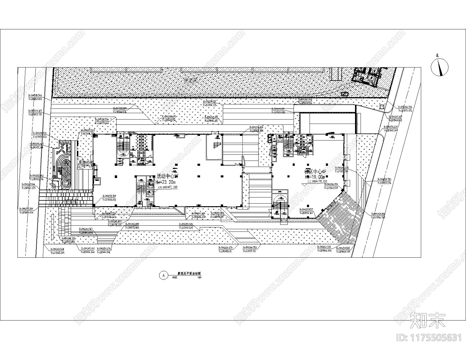 现代商业景观cad施工图下载【ID:1175505631】