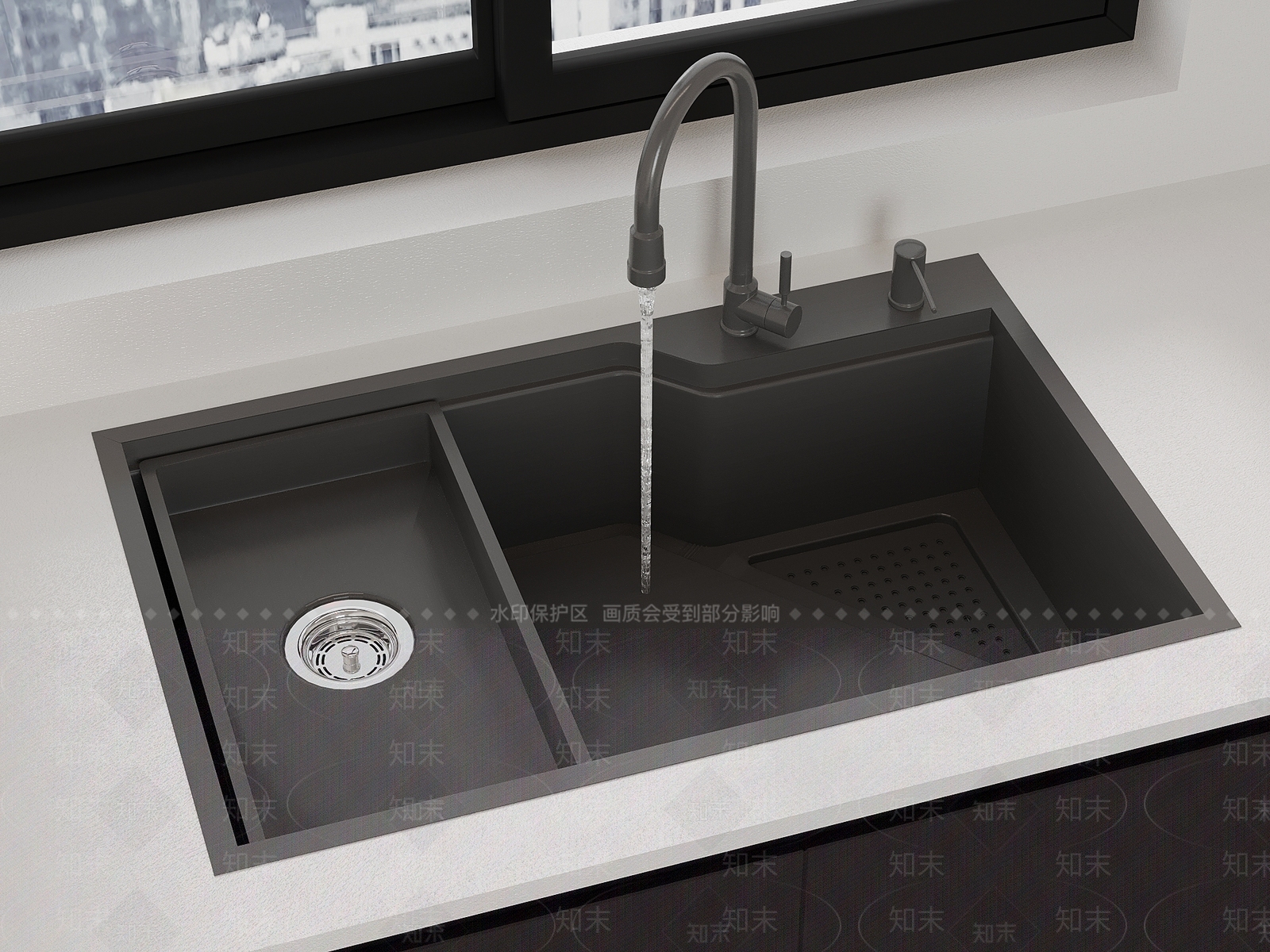 水槽3D模型下载【ID:1175507271】