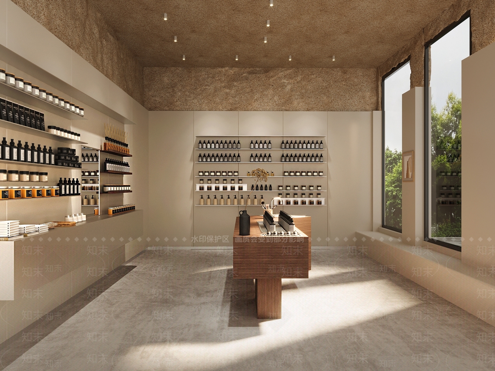 现代美妆店SU模型下载【ID:1175514399】
