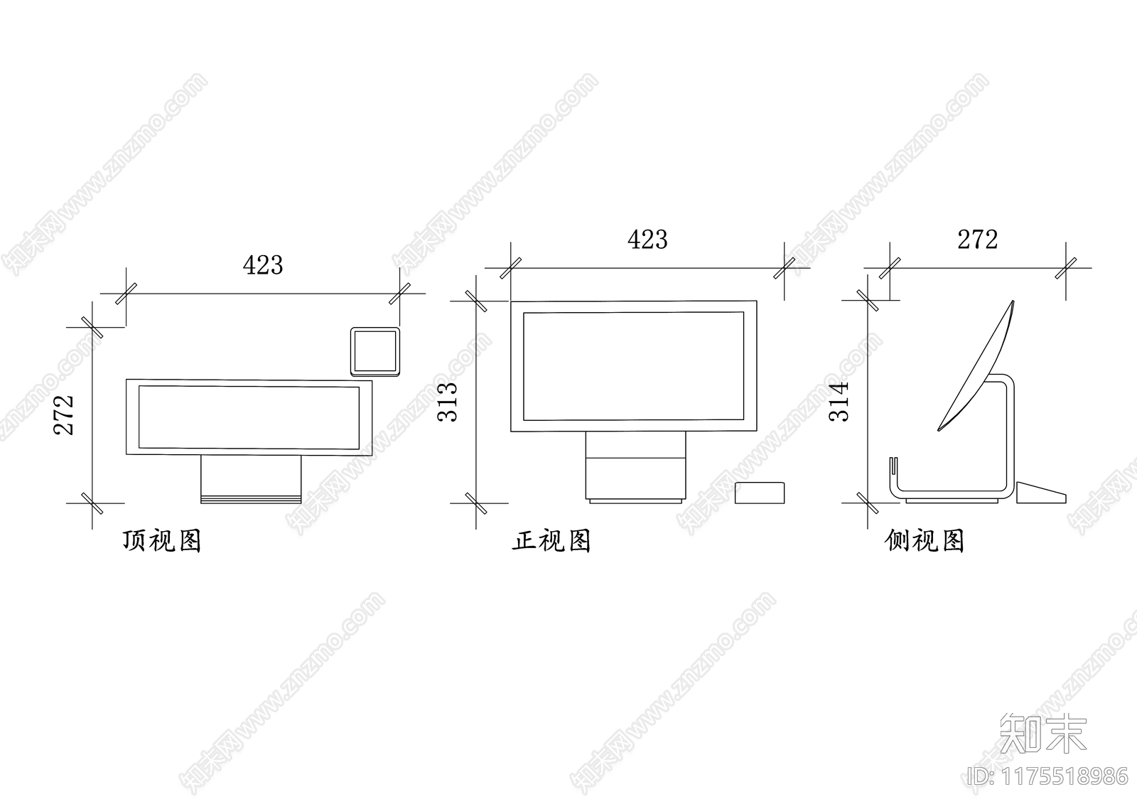 现代商场cad施工图下载【ID:1175518986】