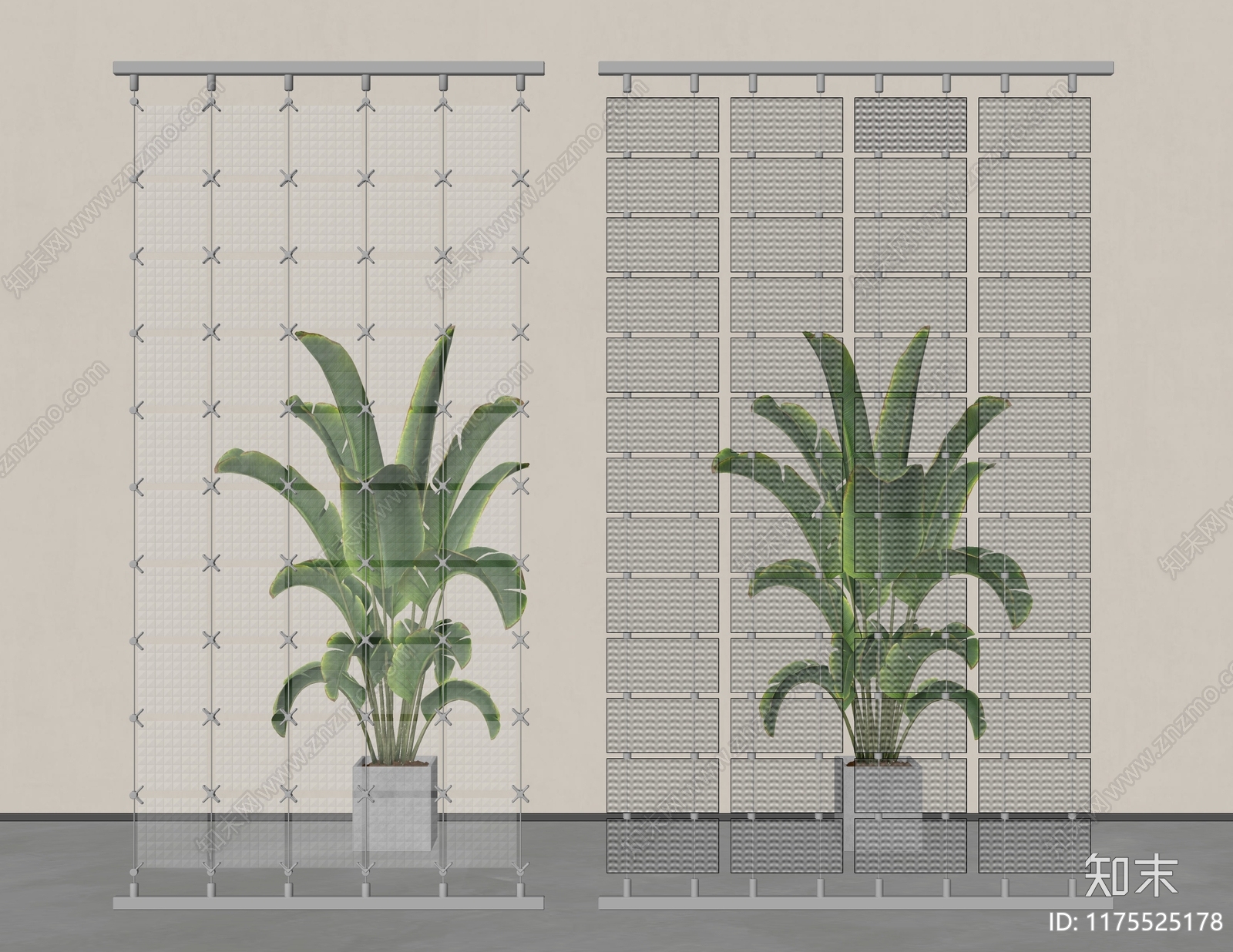 现代隔断SU模型下载【ID:1175525178】