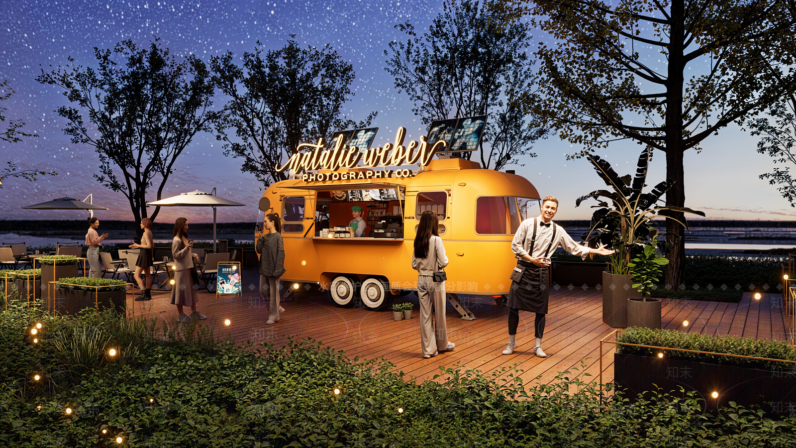 餐车SU模型下载【ID:1175540944】