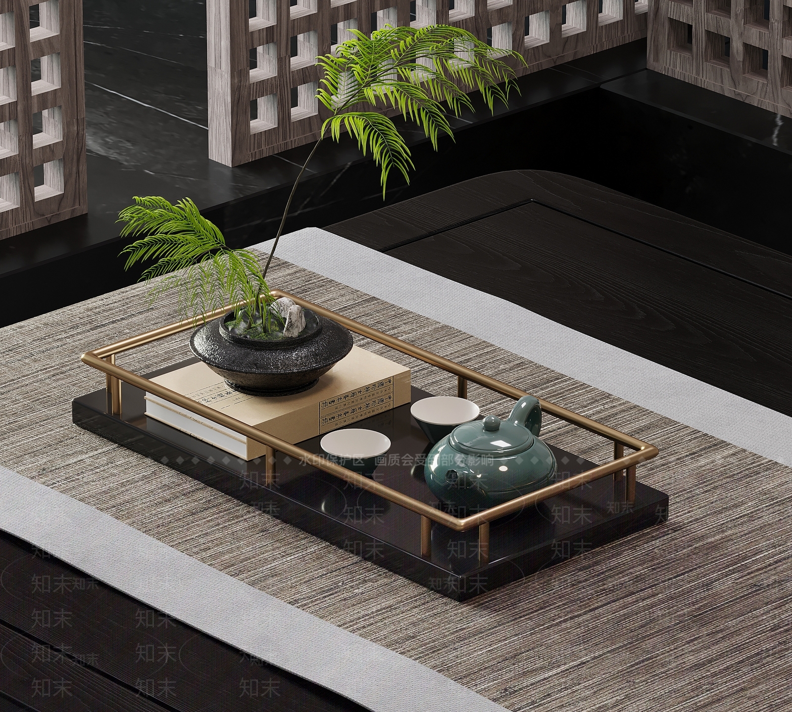 茶具SU模型下载【ID:1175563461】