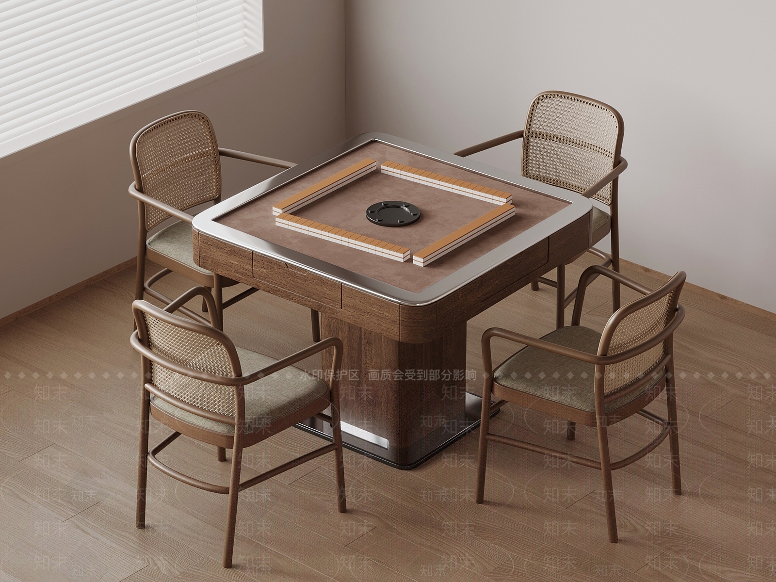 麻将桌3D模型下载【ID:1175566587】