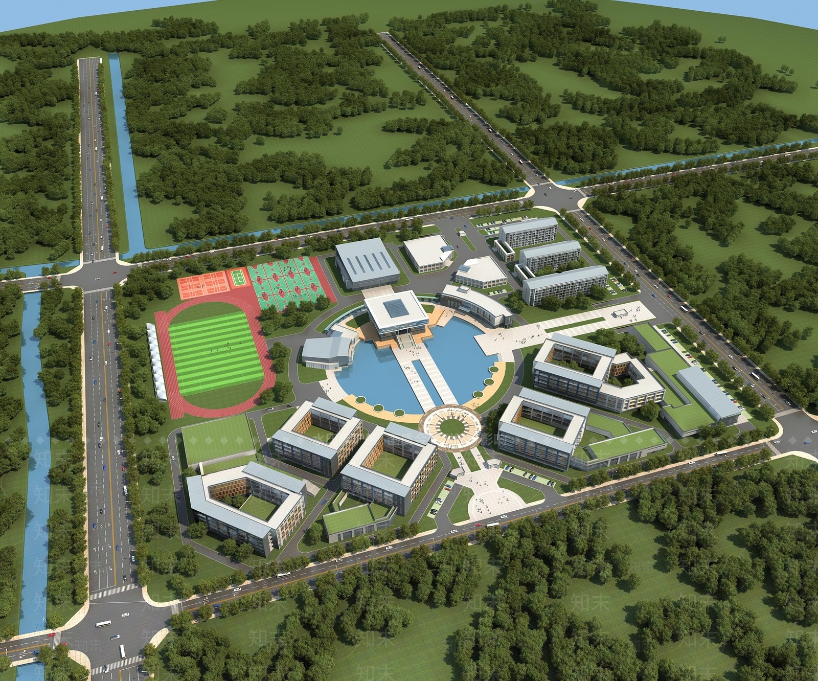 现代其他公共建筑3D模型下载【ID:1175567734】