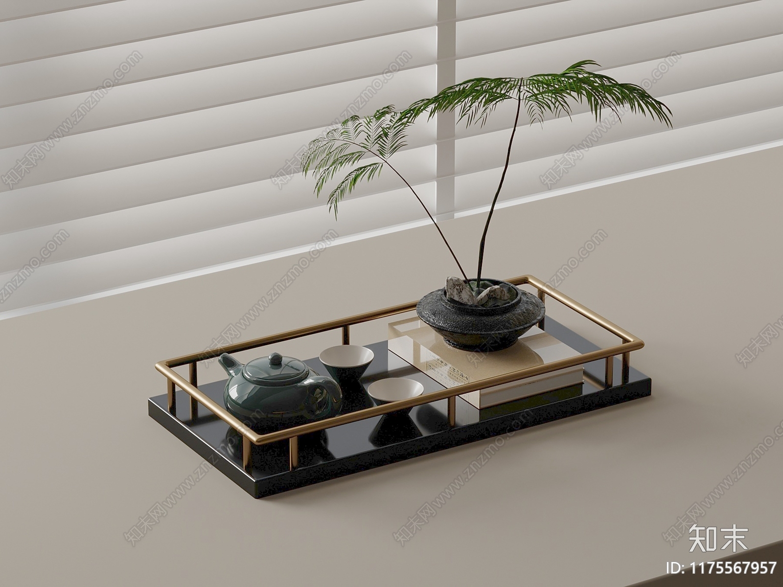 茶具3D模型下载【ID:1175567957】