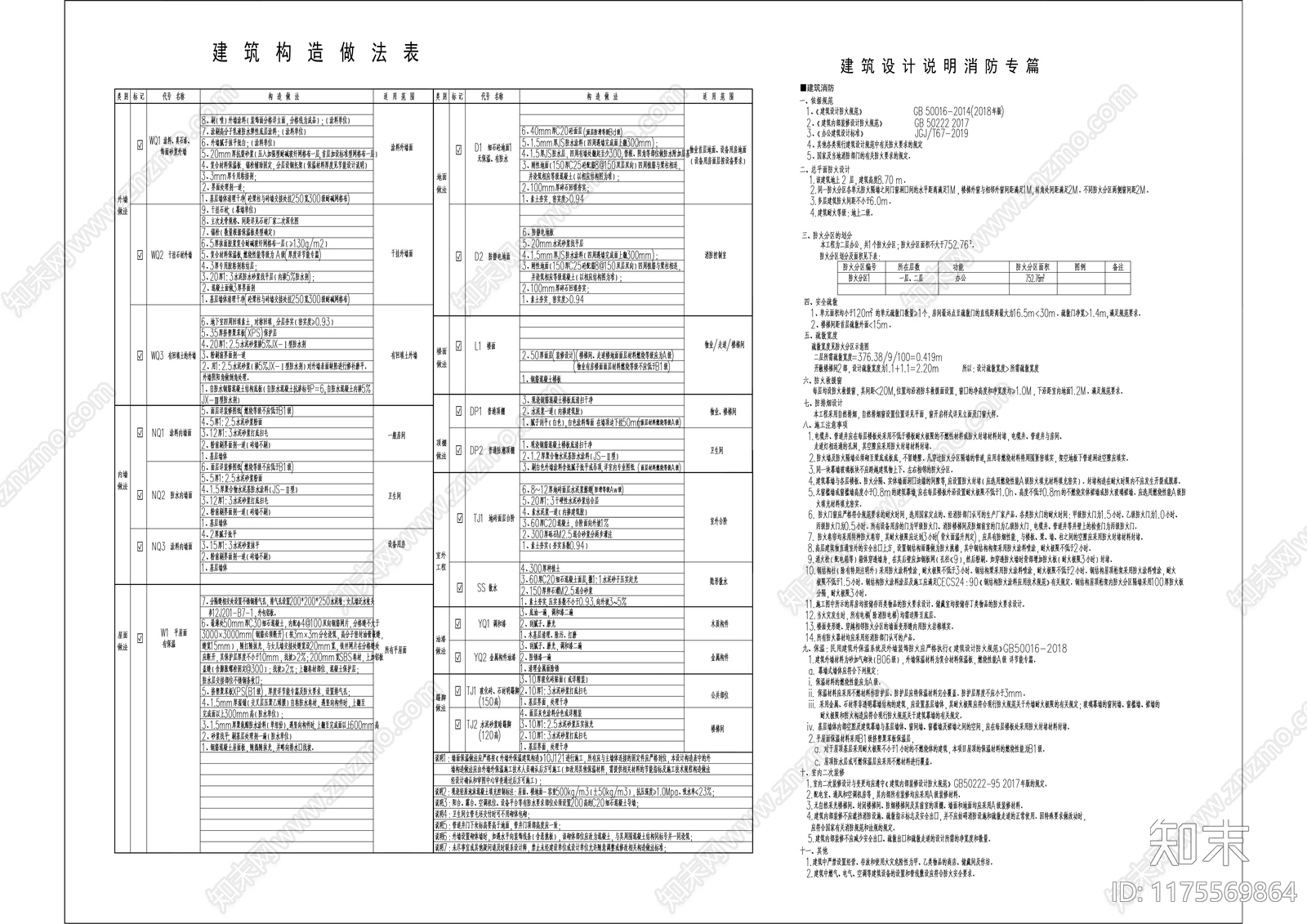 现代住宅楼建筑施工图下载【ID:1175569864】