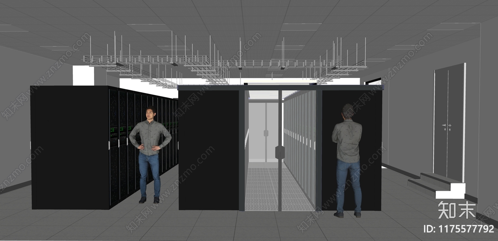 机房SU模型下载【ID:1175577792】