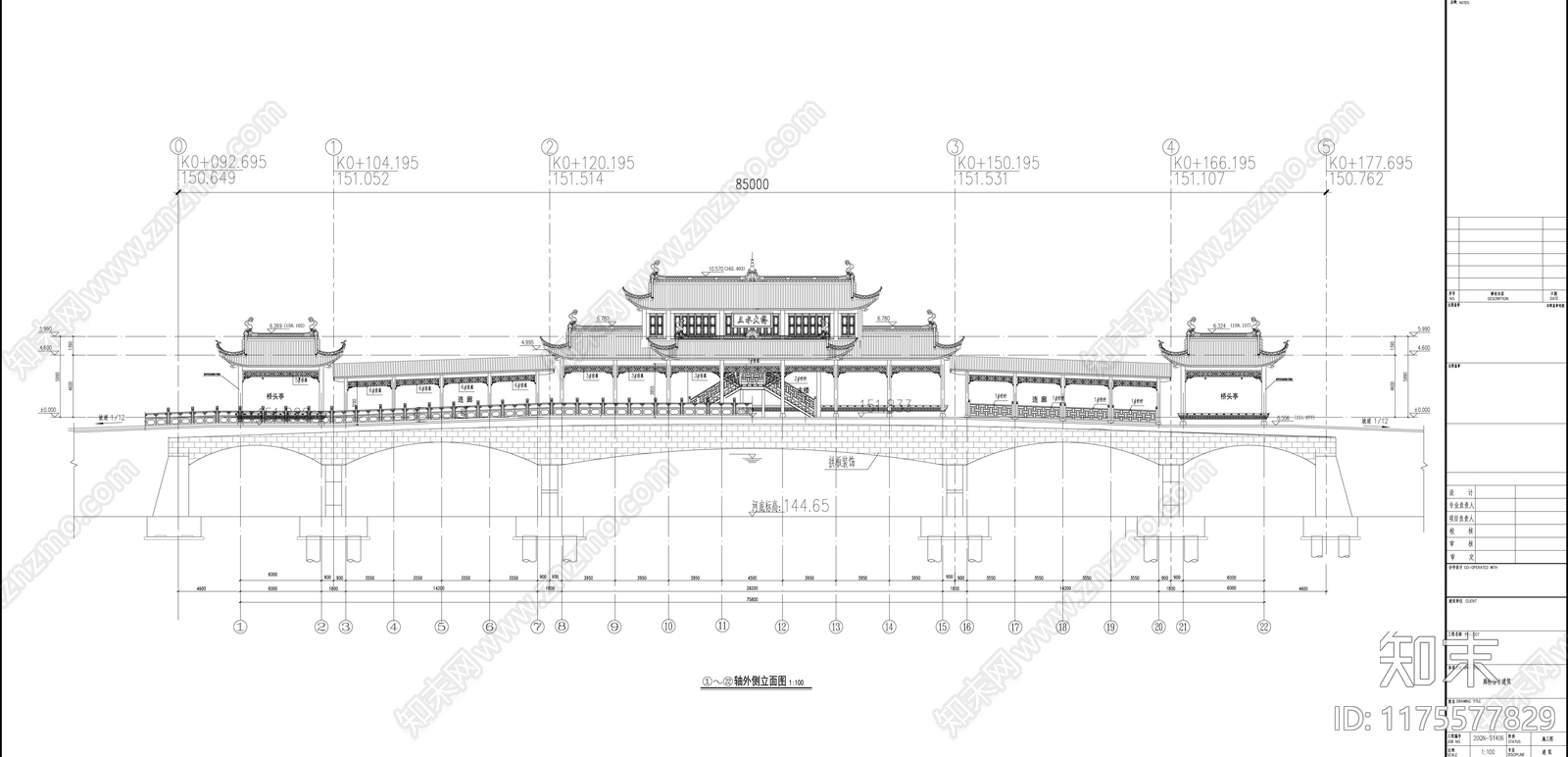 中式古建cad施工图下载【ID:1175577829】