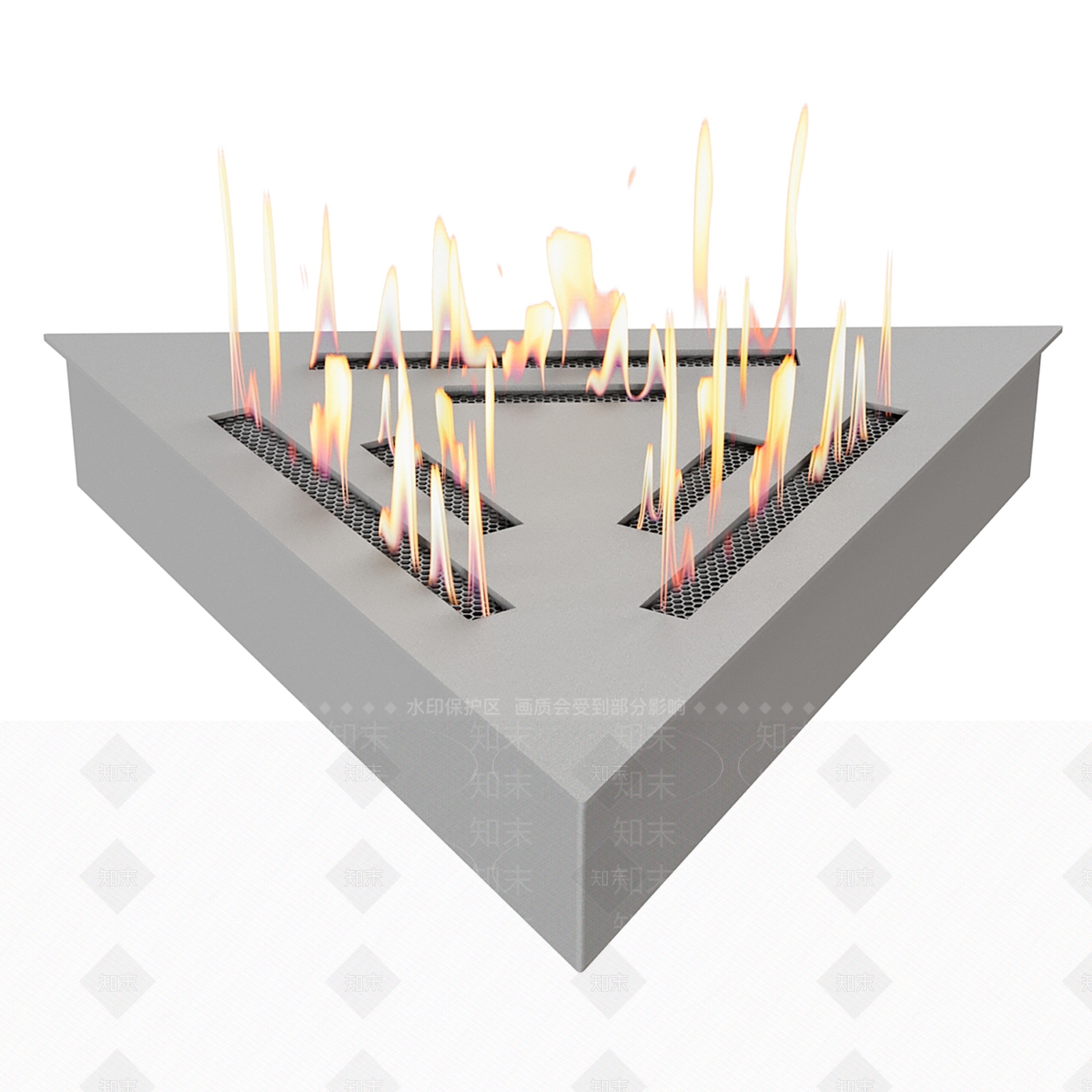 现代壁炉3D模型下载【ID:1175577980】