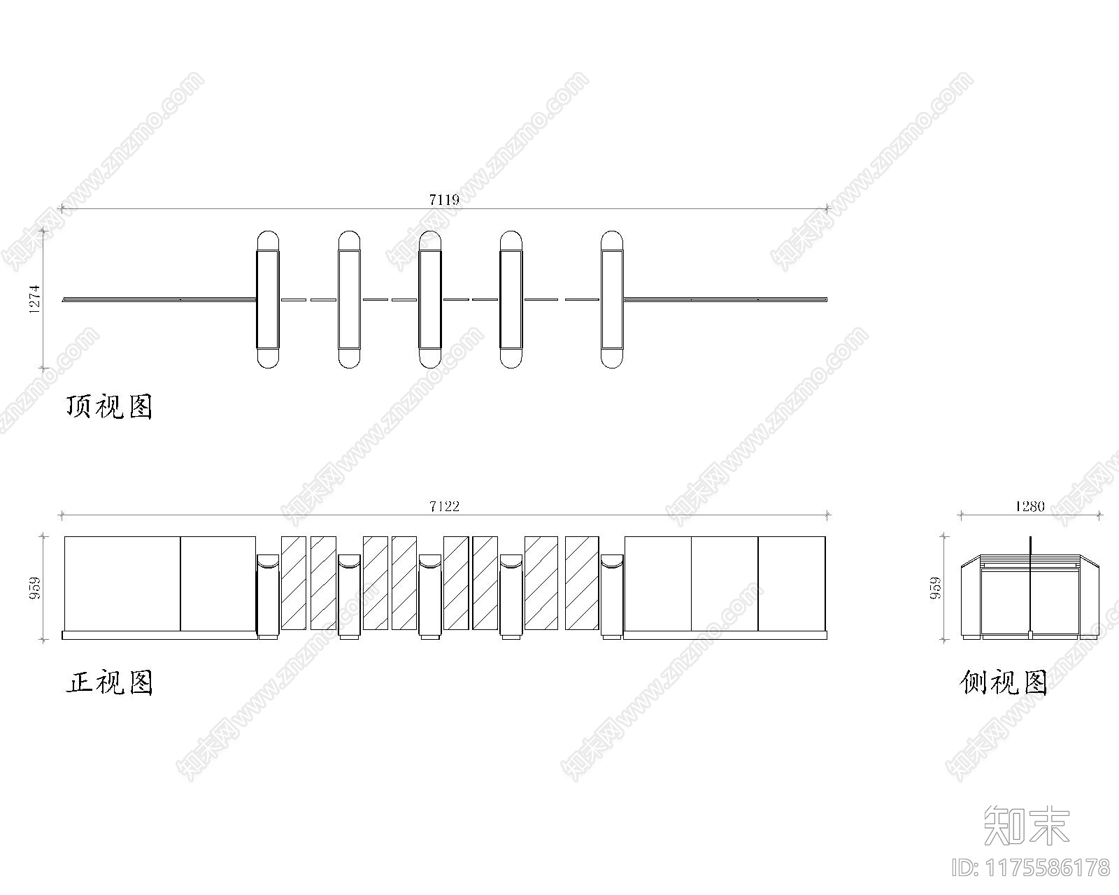 现代工装图库施工图下载【ID:1175586178】