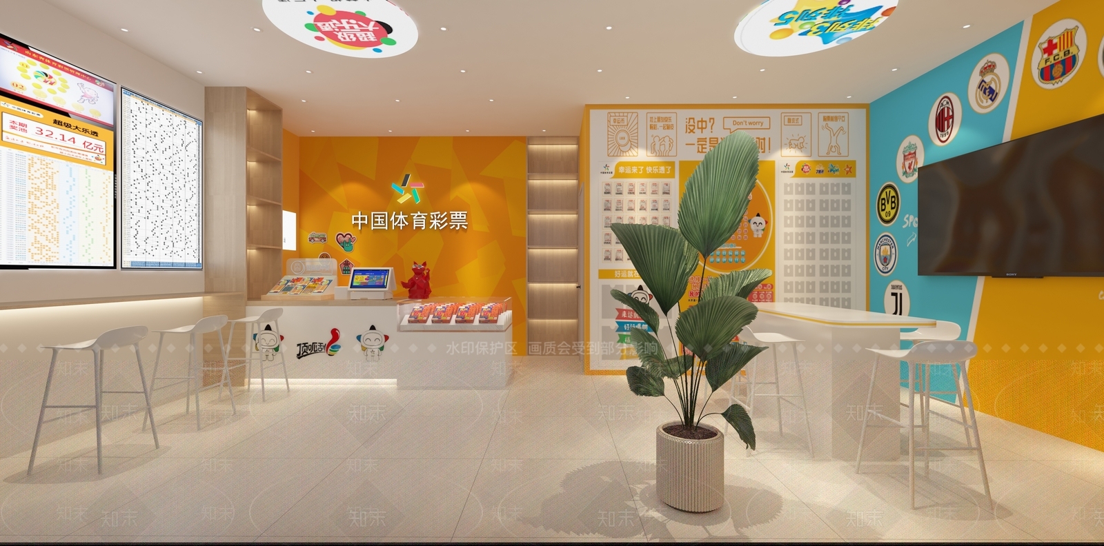 现代其他商业空间3D模型下载【ID:1175587692】