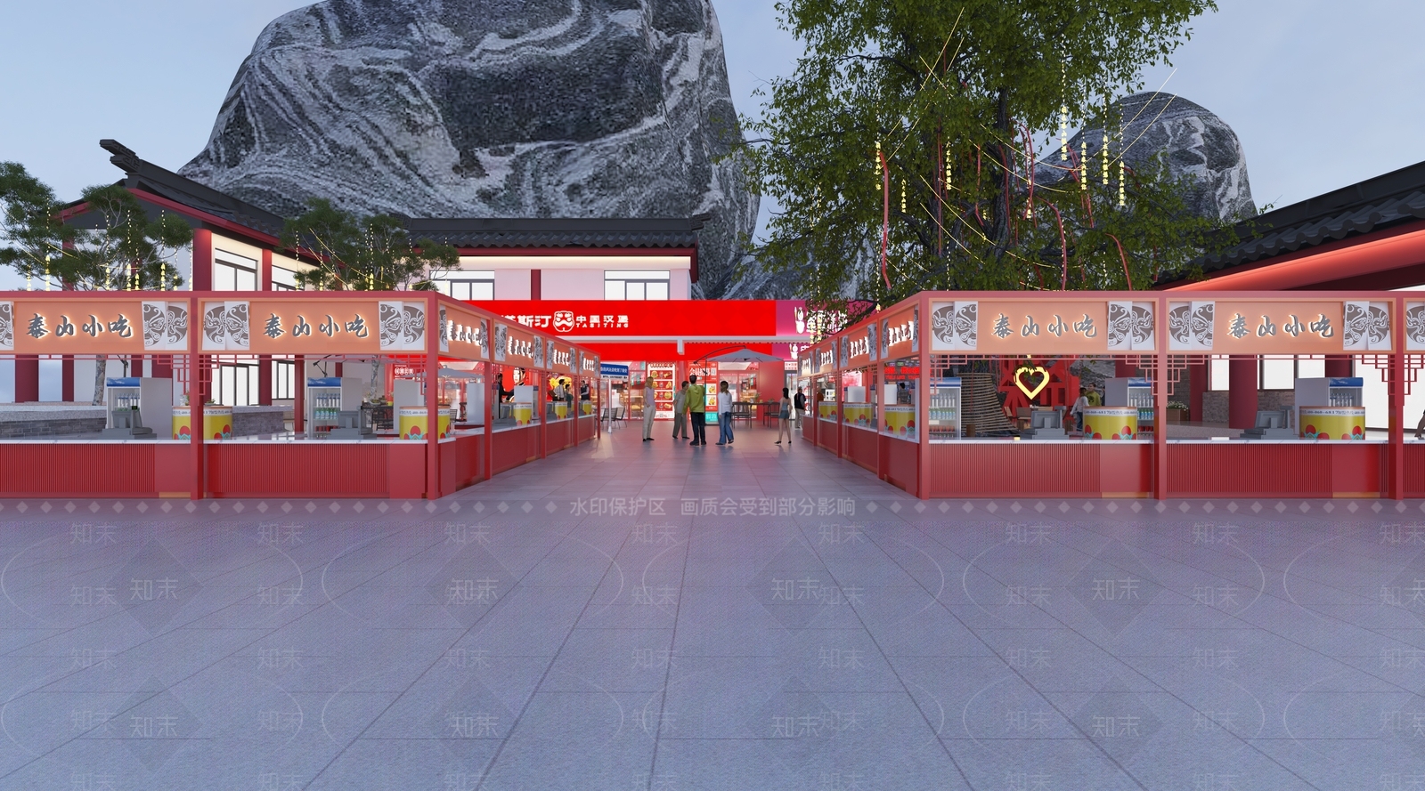 现代假山水景3D模型下载【ID:1175590668】
