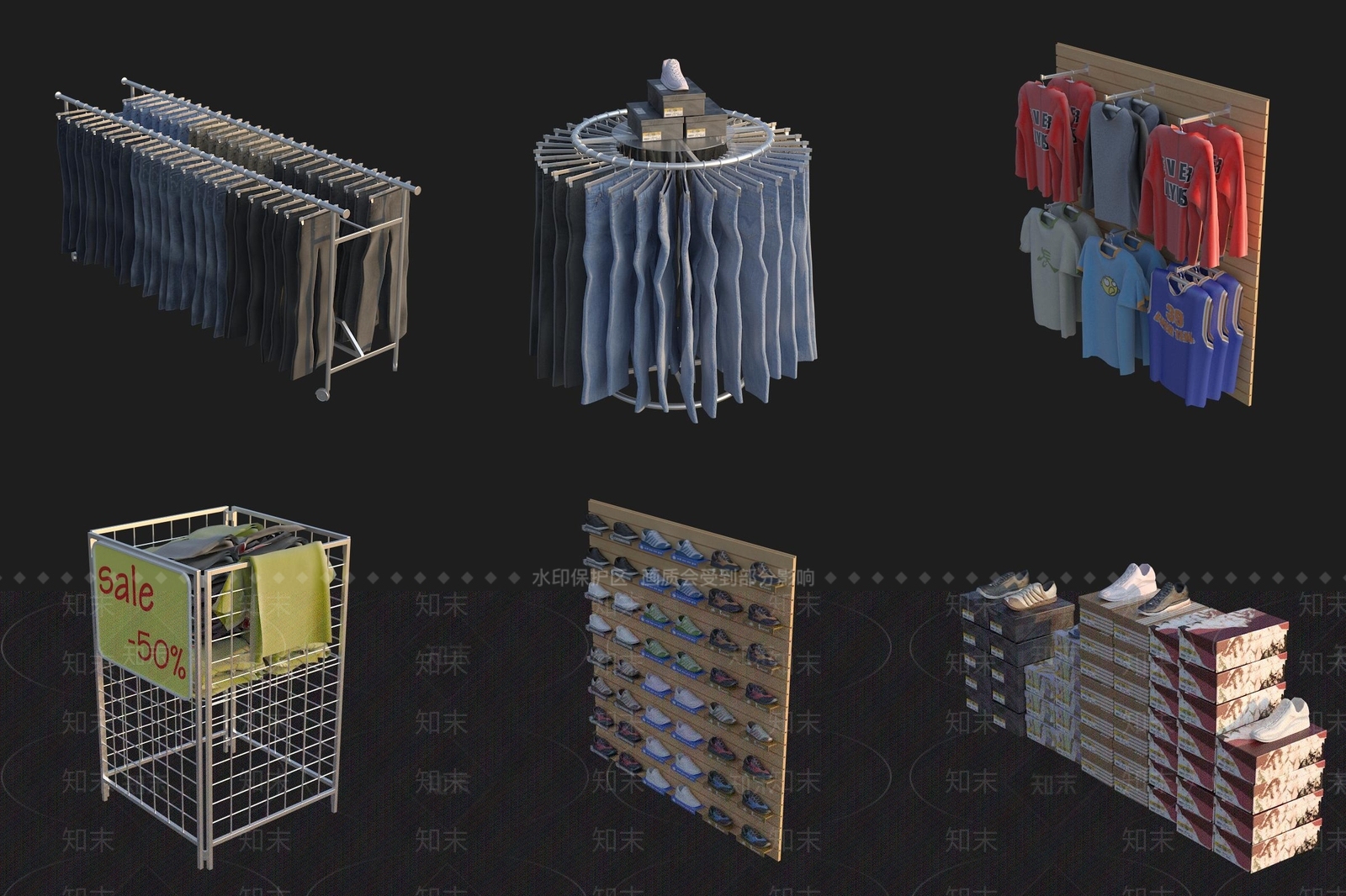 现代商场3D模型下载【ID:1175592011】