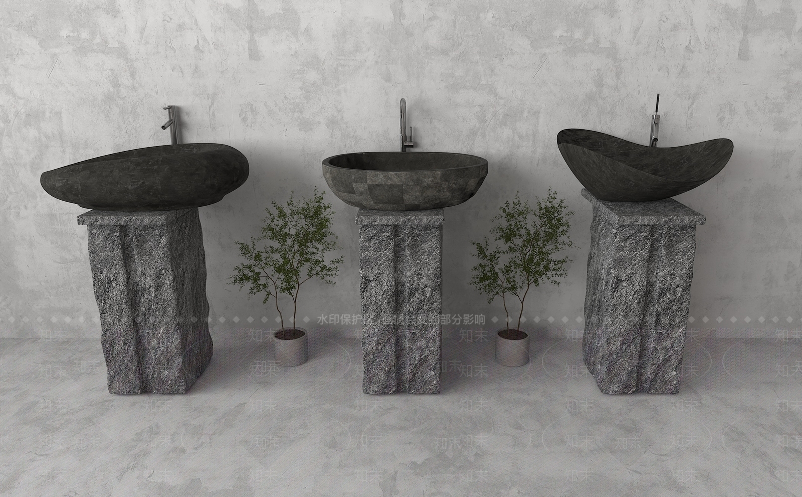 洗手台3D模型下载【ID:1175592619】