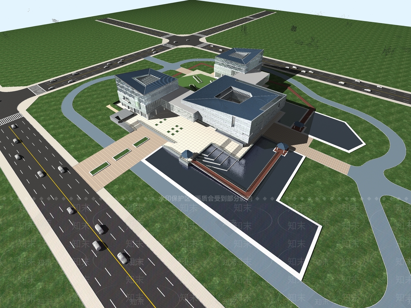 现代其他公共建筑3D模型下载【ID:1175595351】