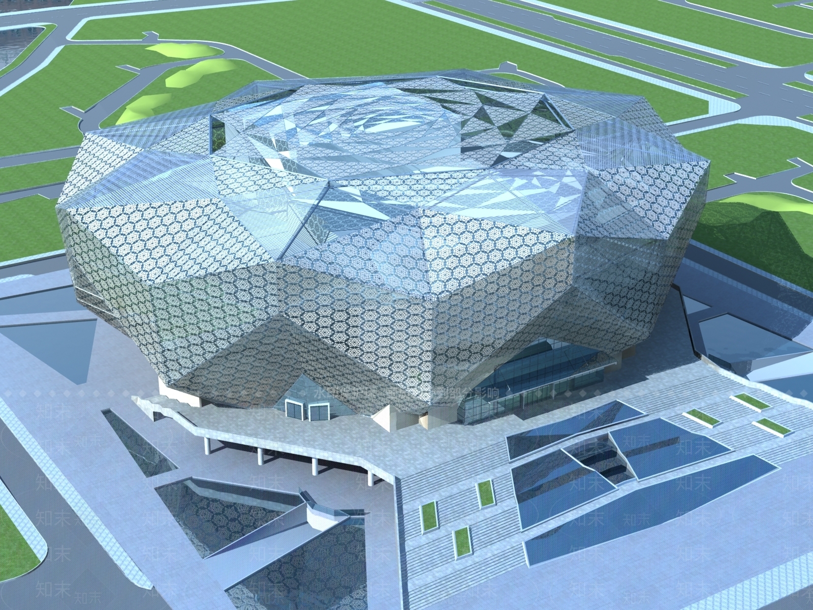 现代其他公共建筑3D模型下载【ID:1175595621】