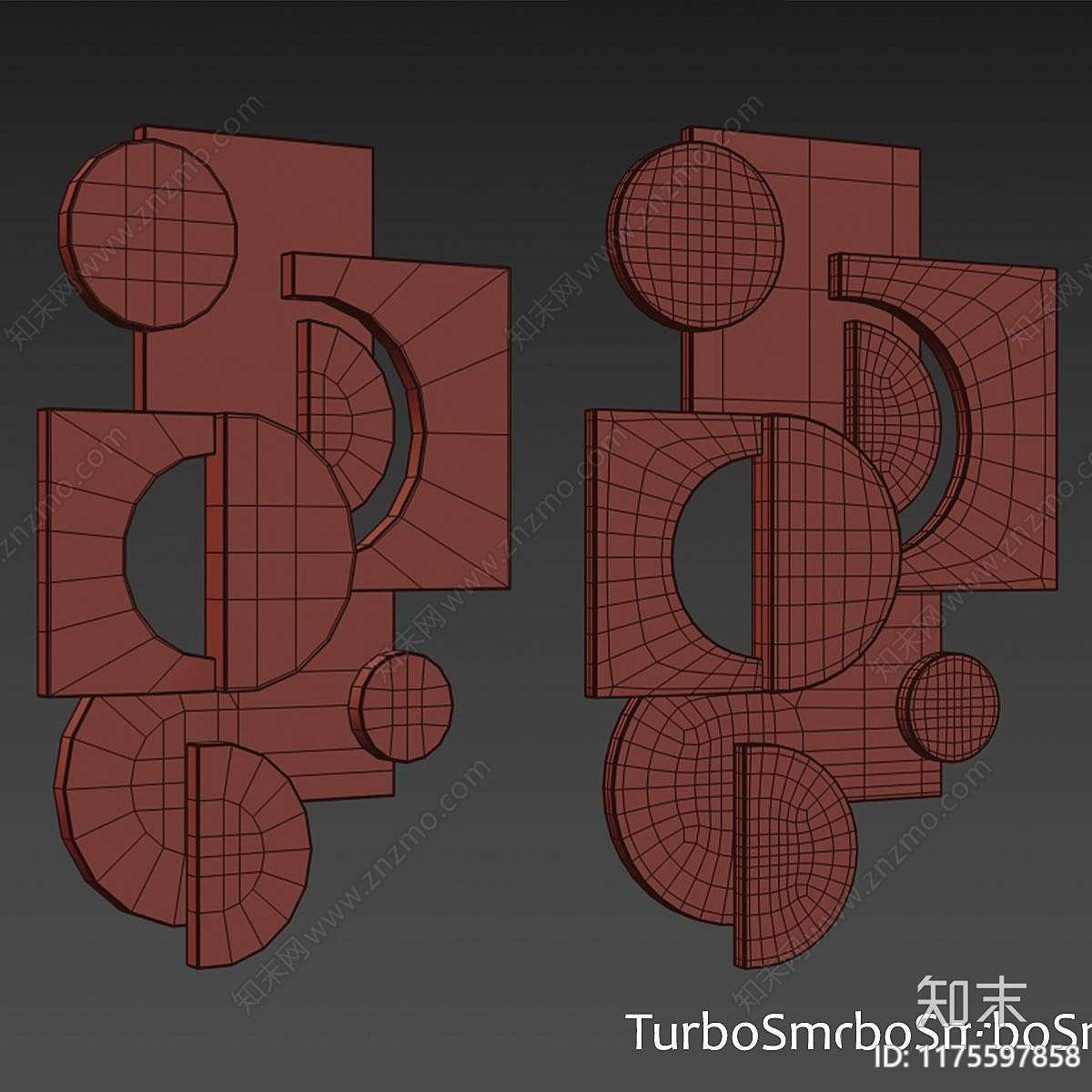 雕塑摆件3D模型下载【ID:1175597858】