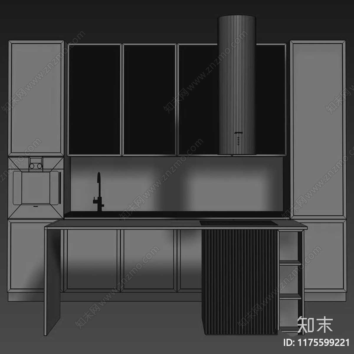 橱柜3D模型下载【ID:1175599221】